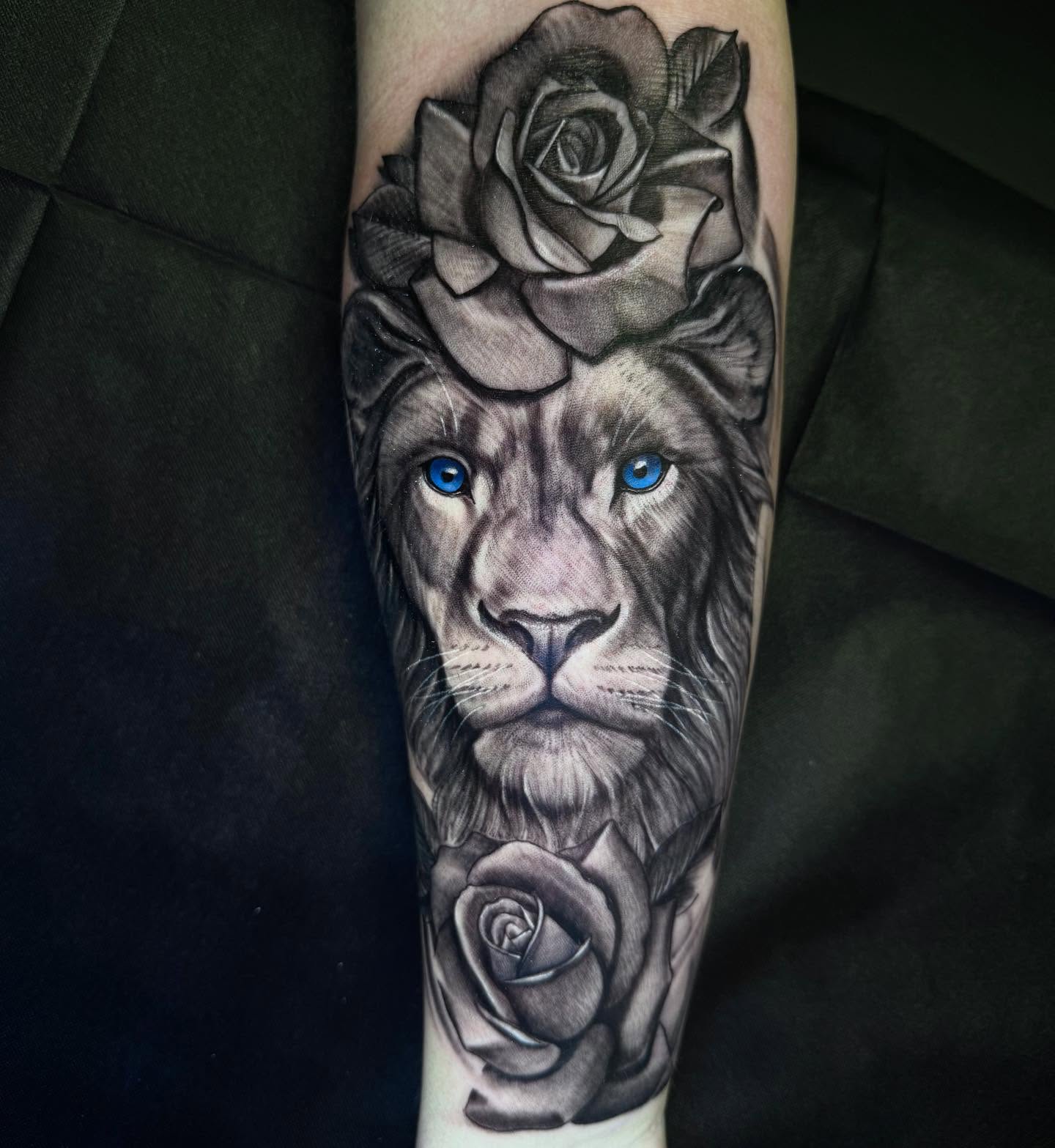 Tattoo by @justinxtattooer — realism, black_and_grey
