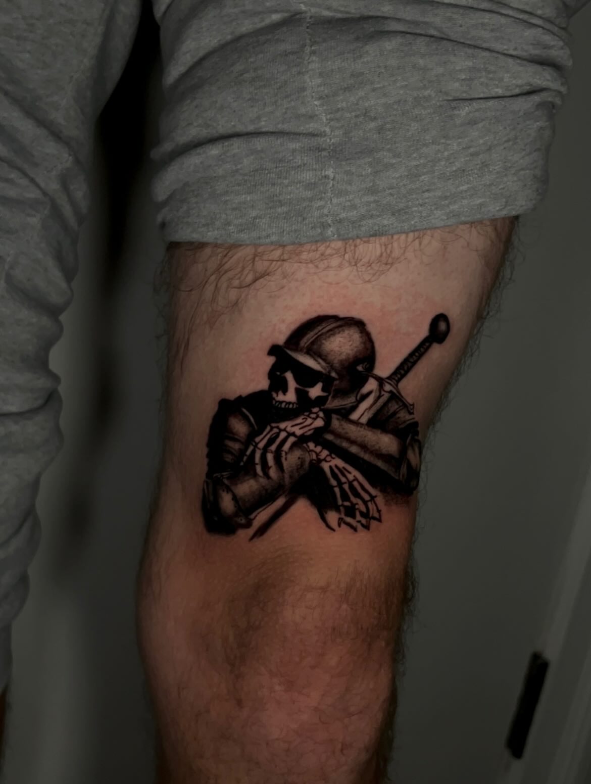 Tattoo by @deadeyetattoos — black_and_grey