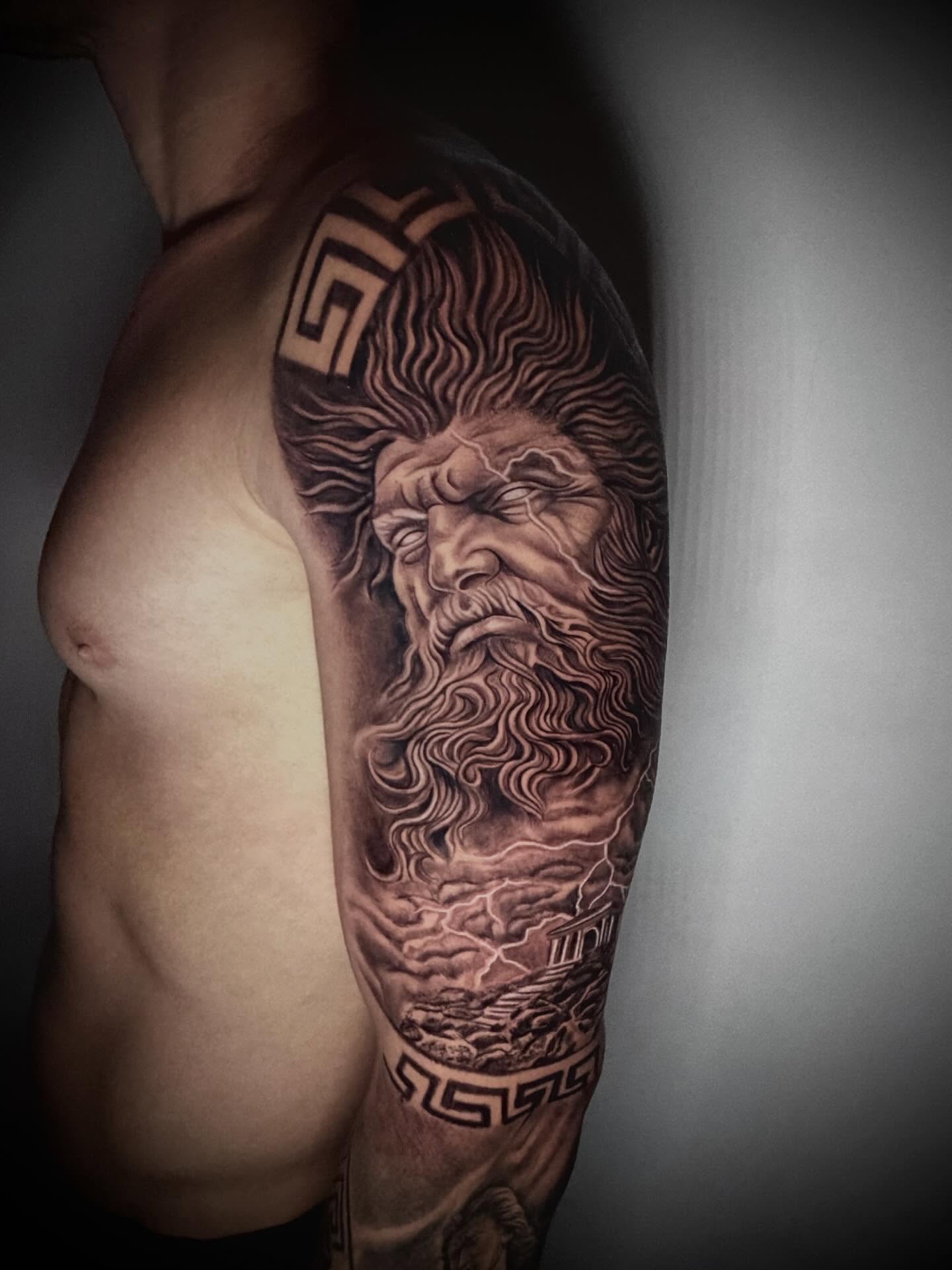 Tattoo by @danielruiz_art — black_and_grey, realism
