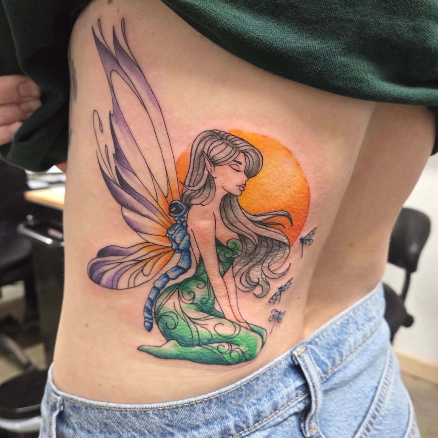 Tattoo by @tatshalverson — watercolor, realism