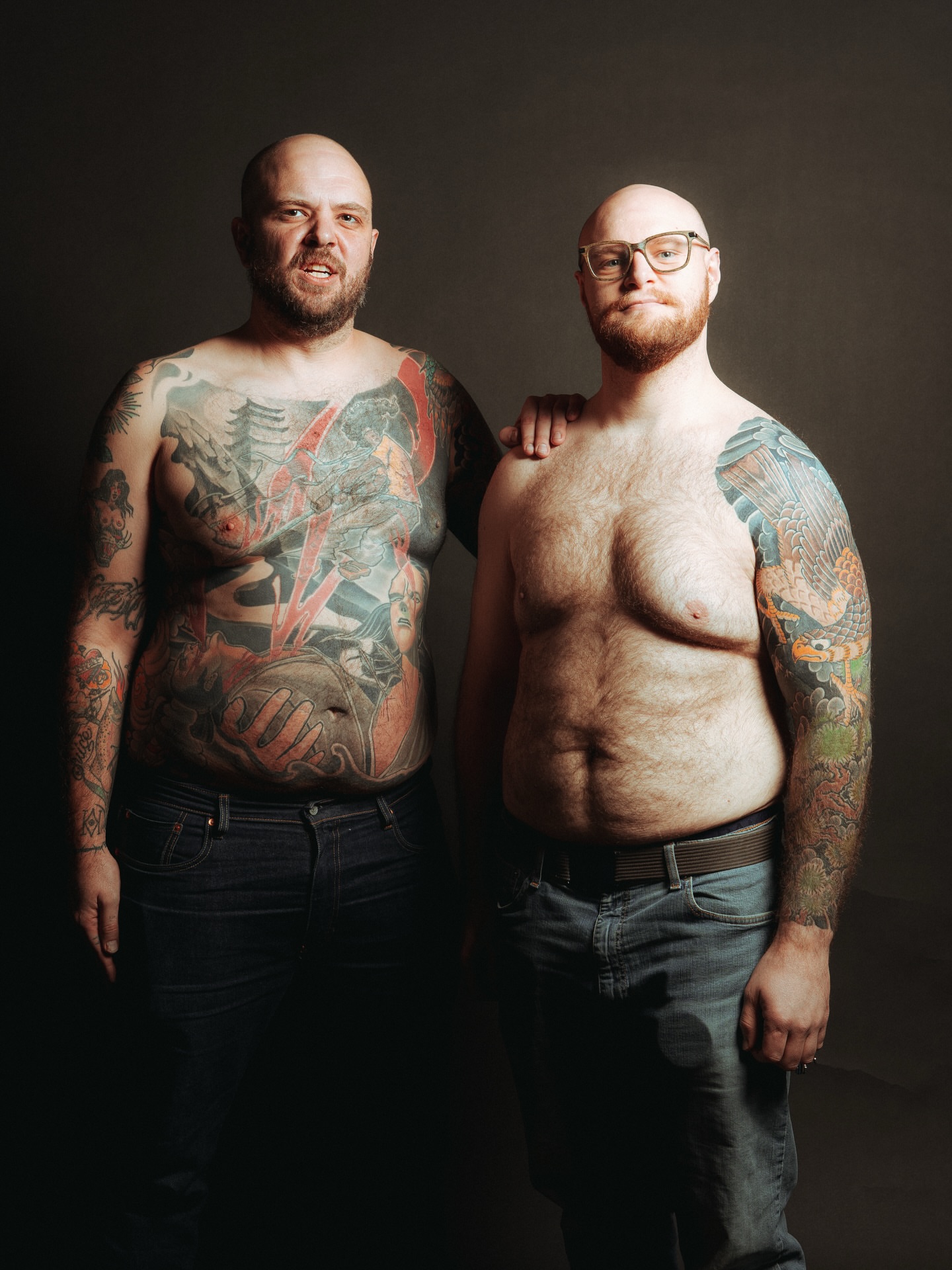 Tattooed torso American traditional tattoo on the torso by Mike "Yogi" Trube