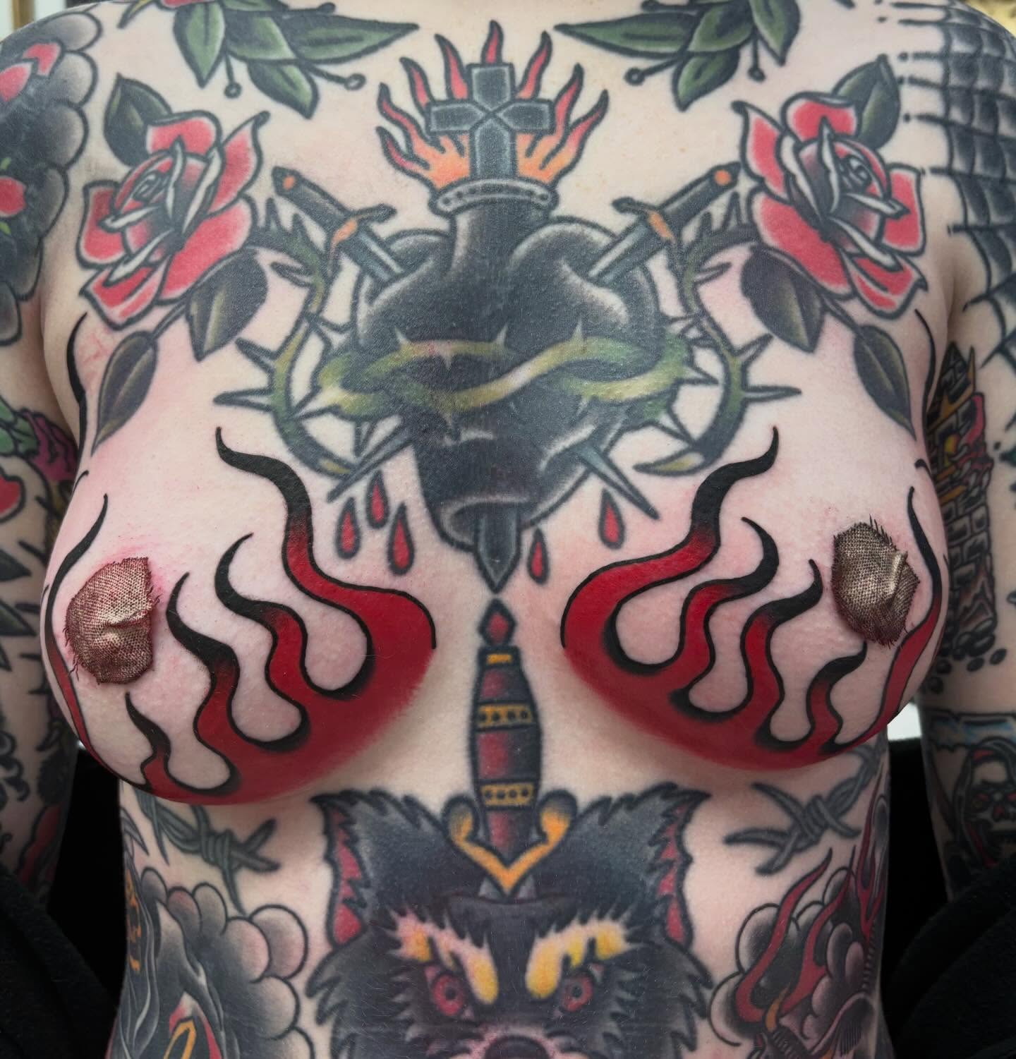 Tattoo by @tattoosbyallyy — american_traditional