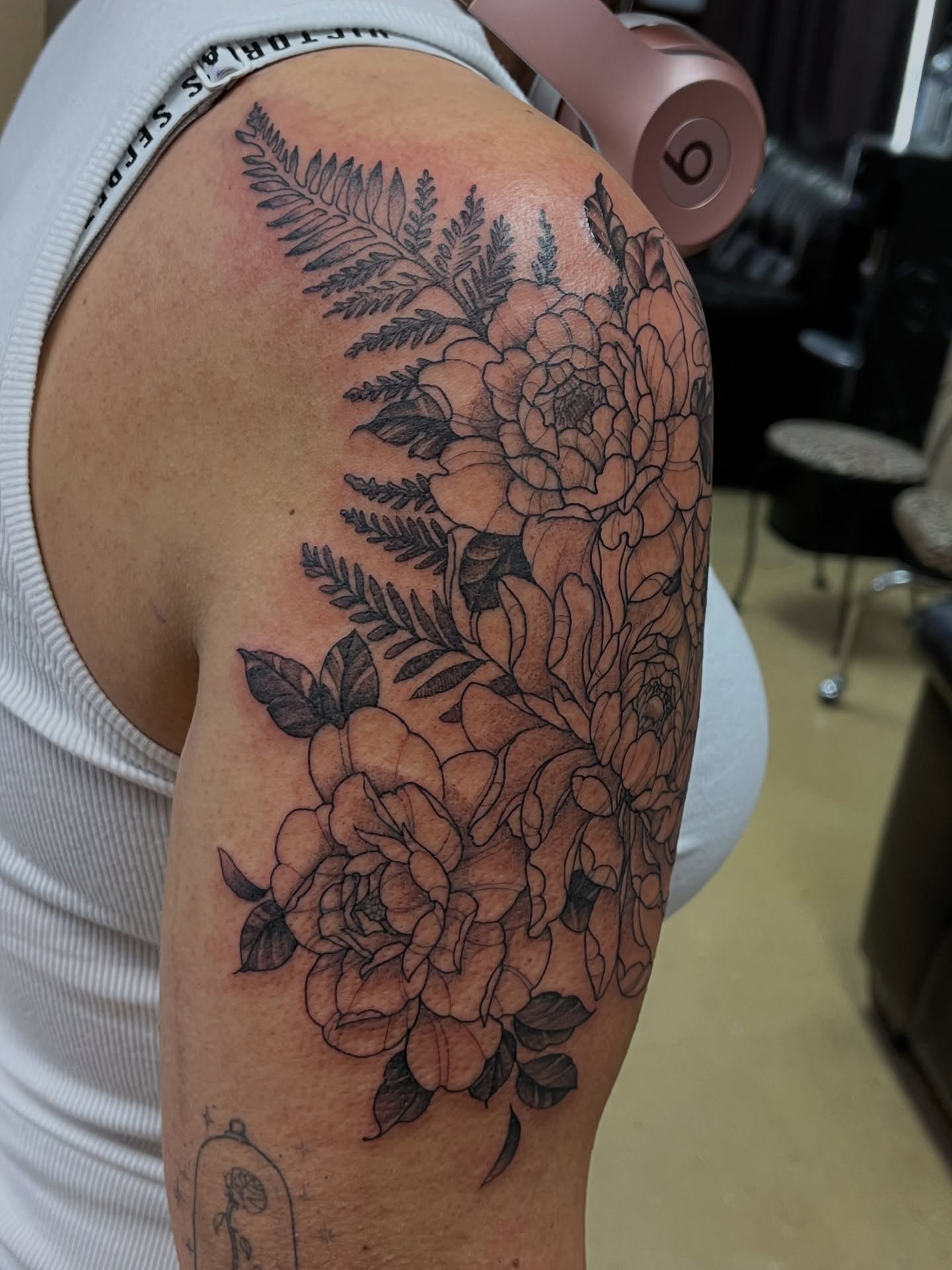Tattoo by @made_by_mathis — black_and_grey