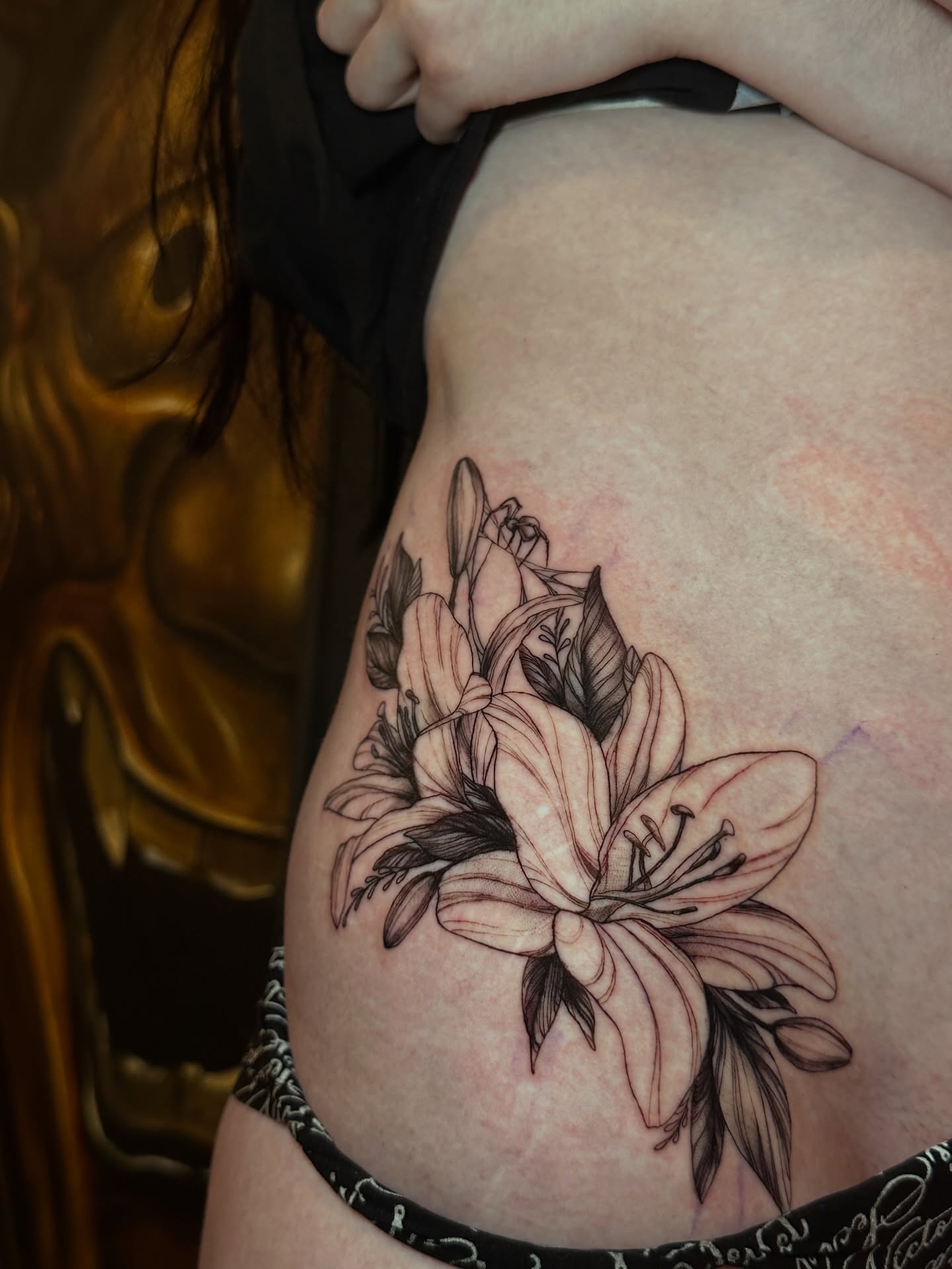 Tattoo by @blonde_pistol_ink — black_and_grey