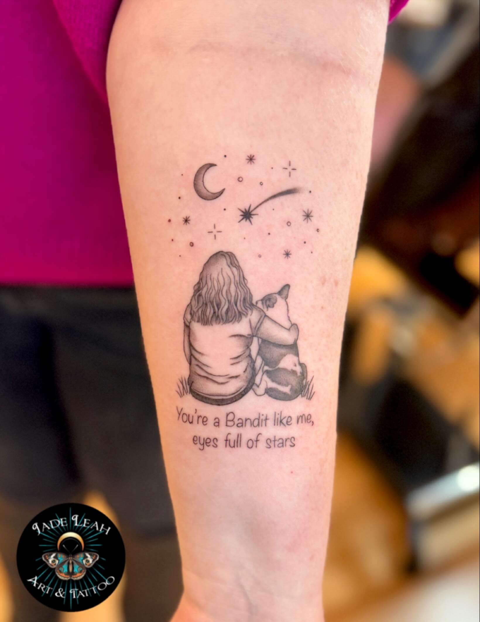 Tattoo by @jadeleah.artandtattoo β black_and_grey