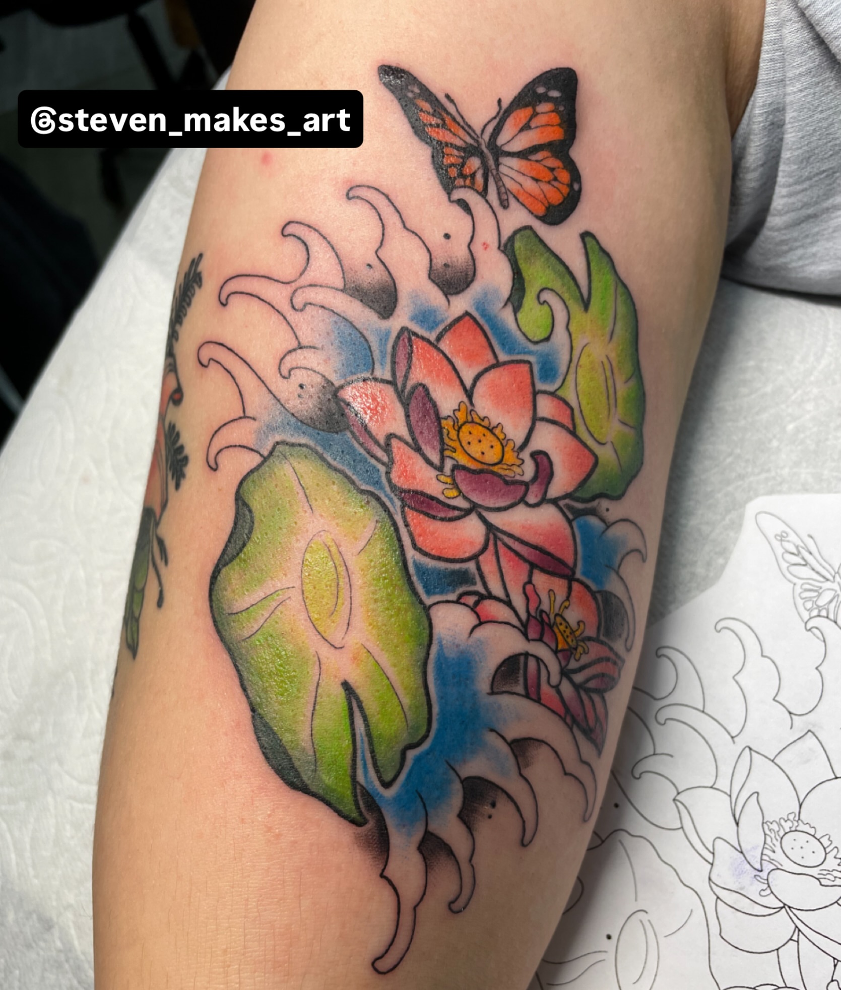 Tattoo by @steven_makes_art — american_traditional