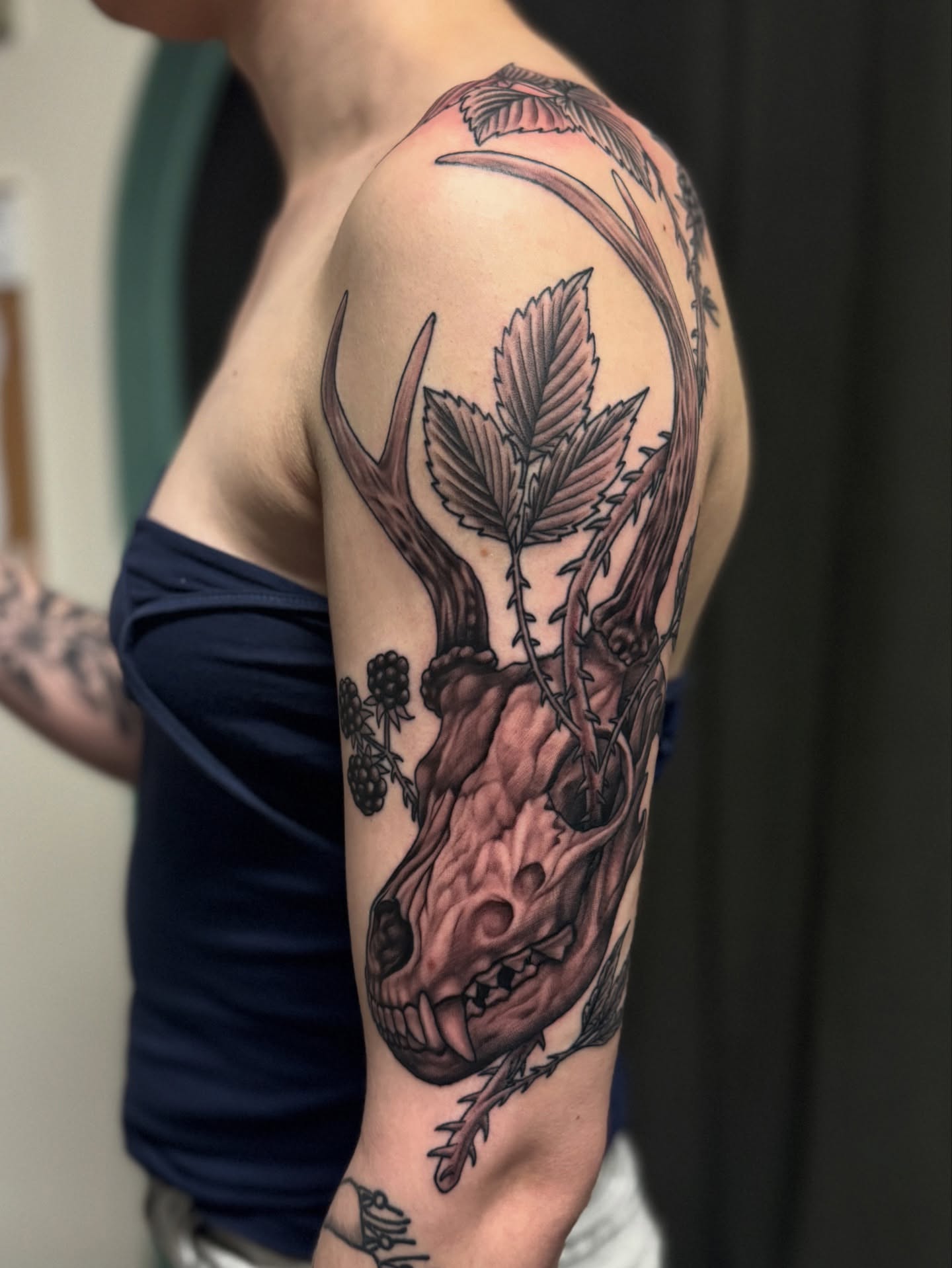 Tattoo by @suzannafisher — black_and_grey, realism