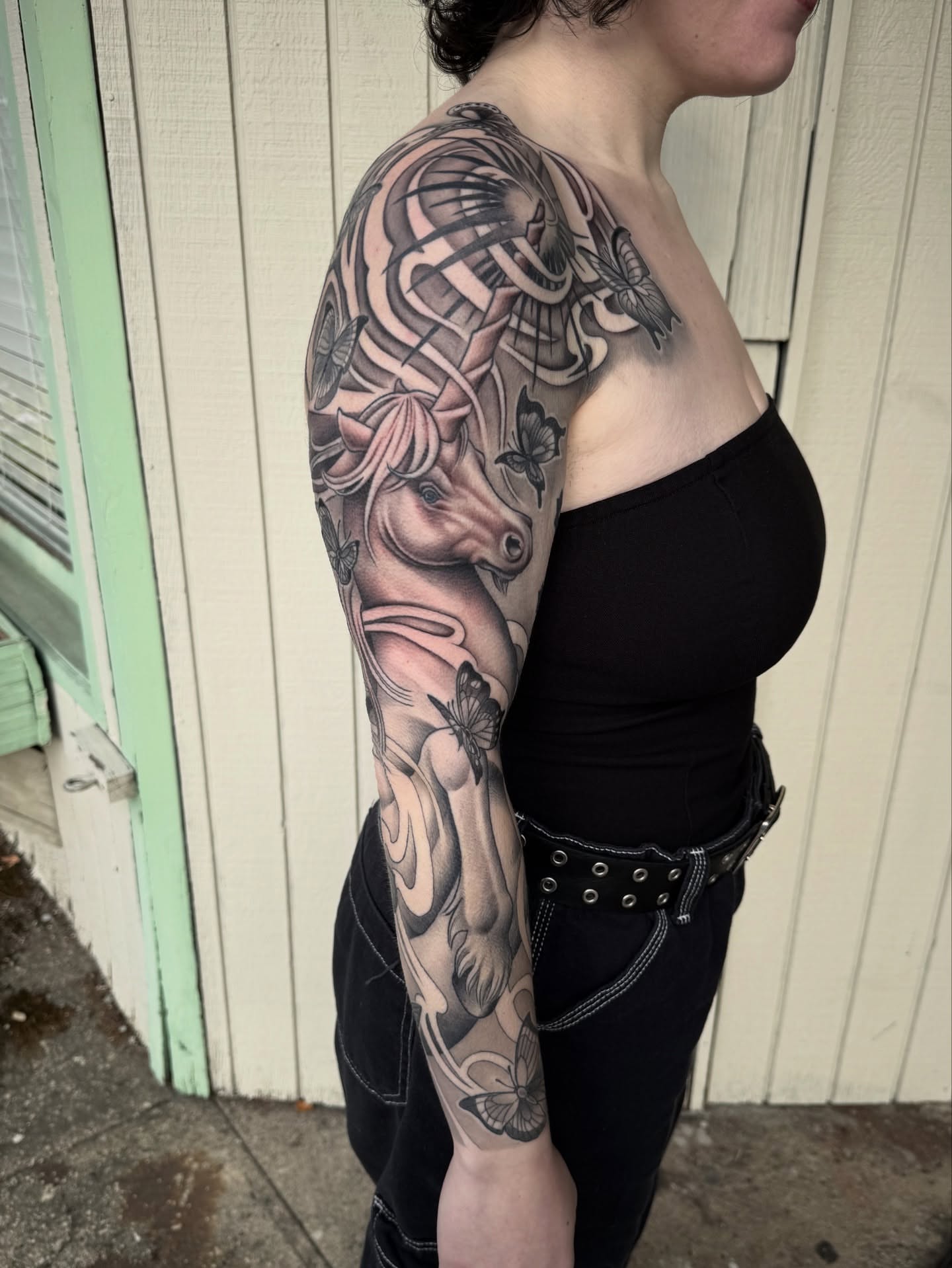 Tattoo by @suzannafisher — black_and_grey, realism