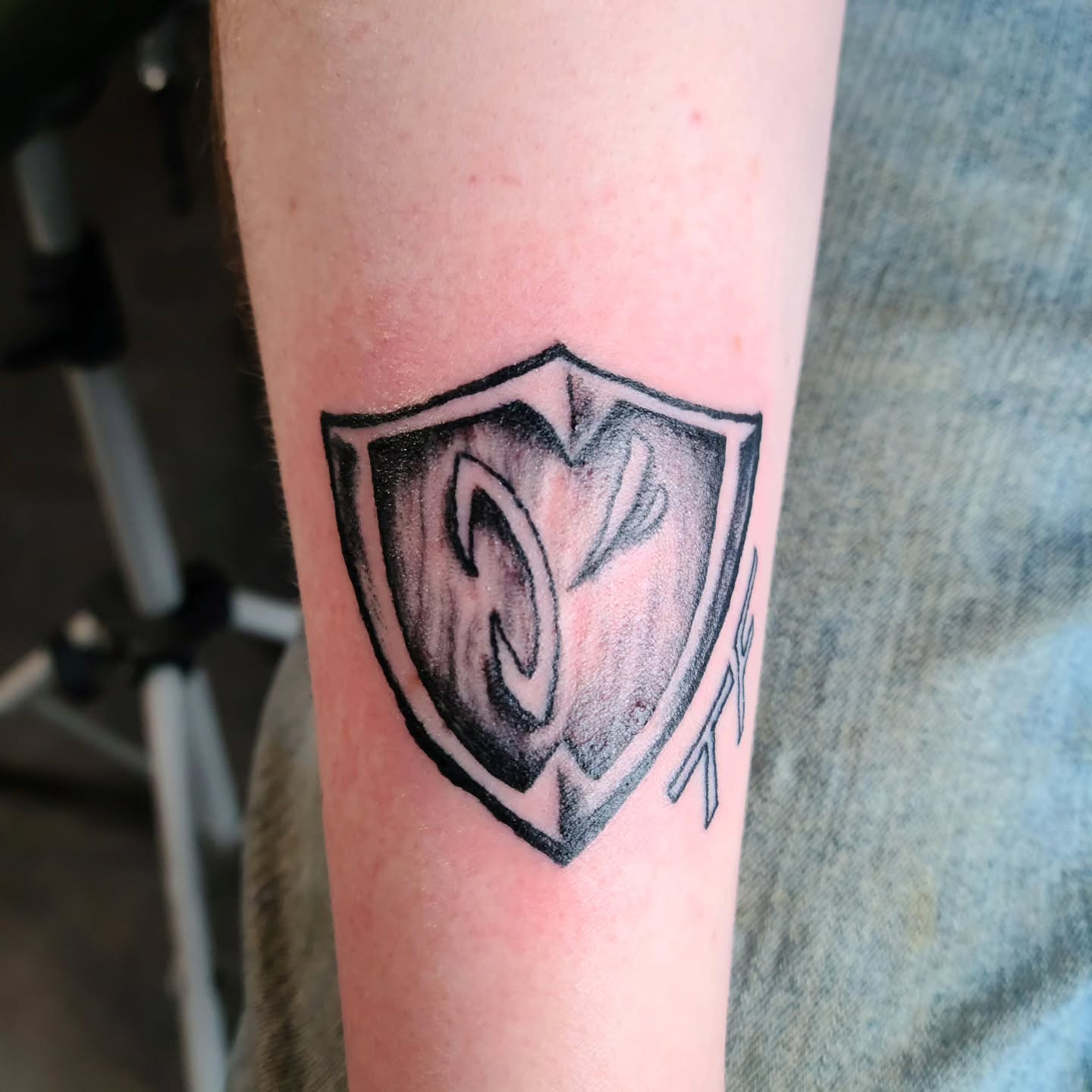 Tattoo by @adamlunoe — black_and_grey