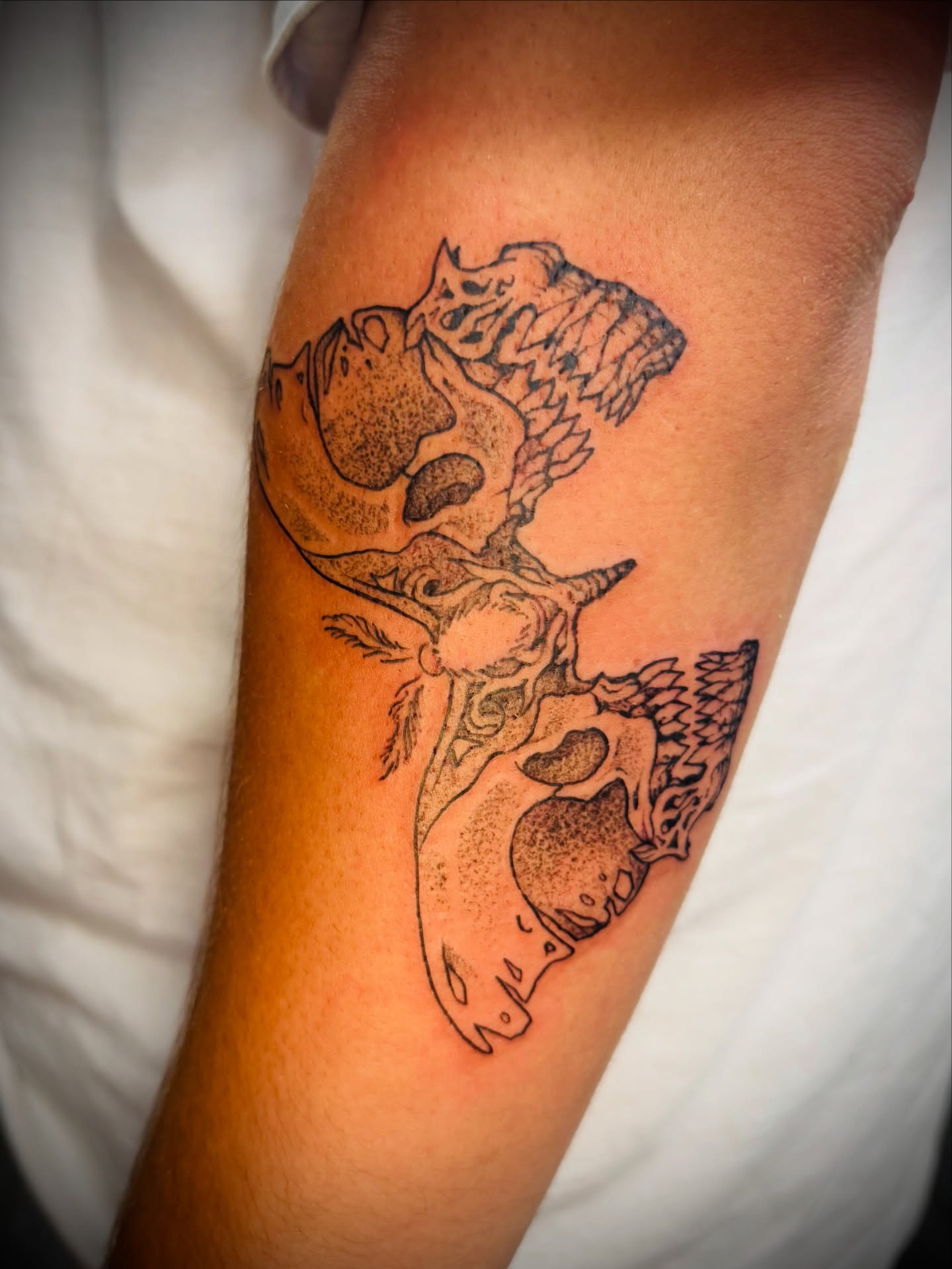 Tattoo by @weaponix — dotwork