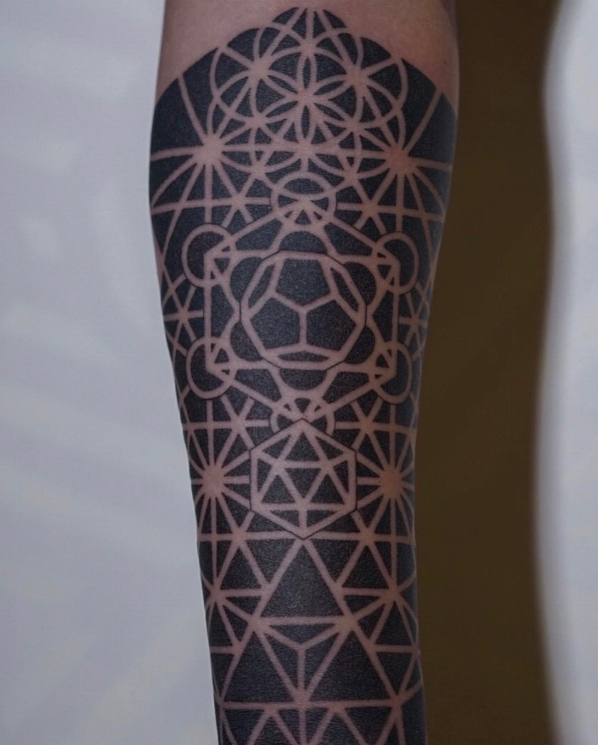 Tattoo by @justinryanxom — geometric