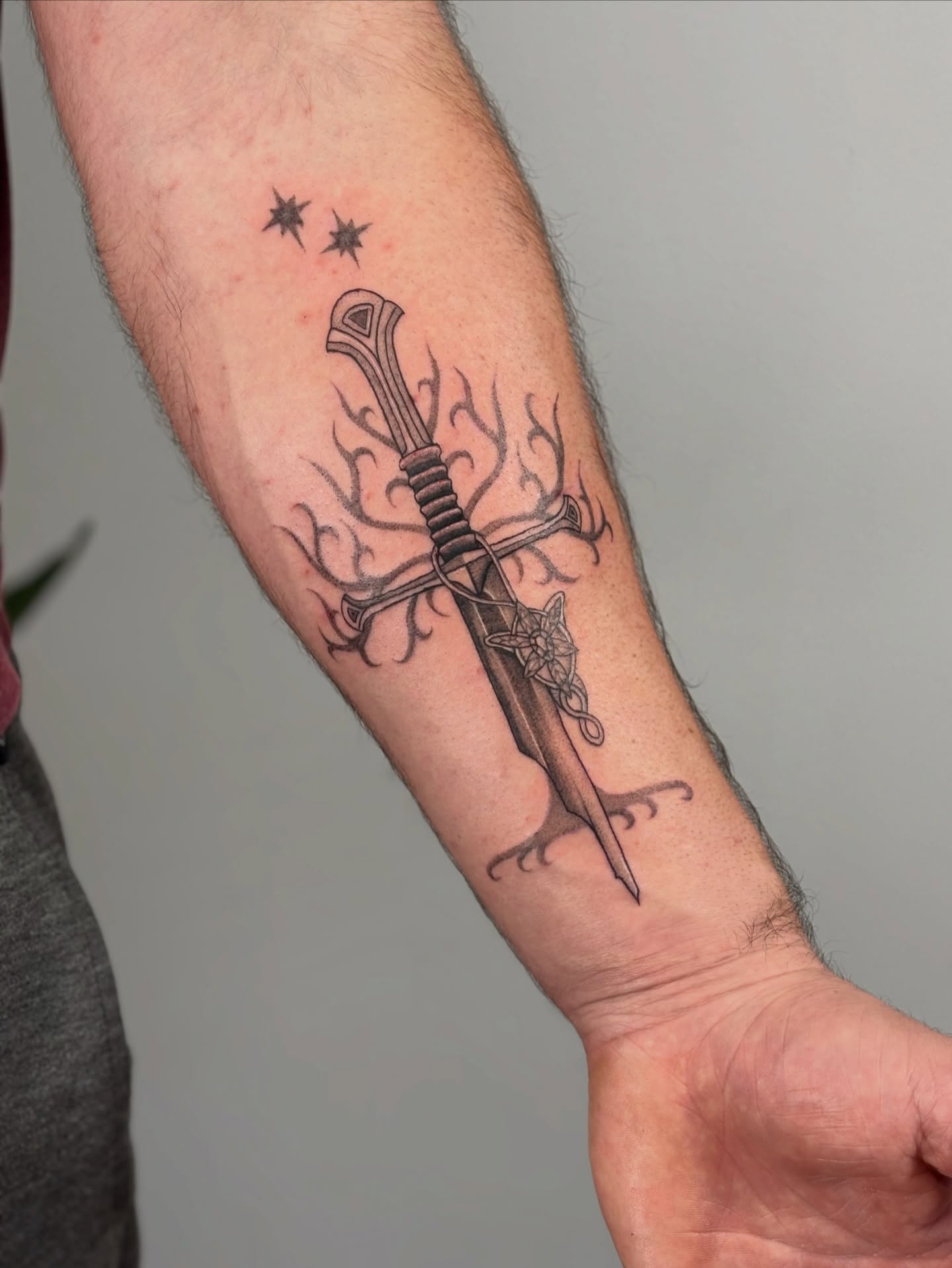 Tattoo by @sterlingstattoos — black_and_grey