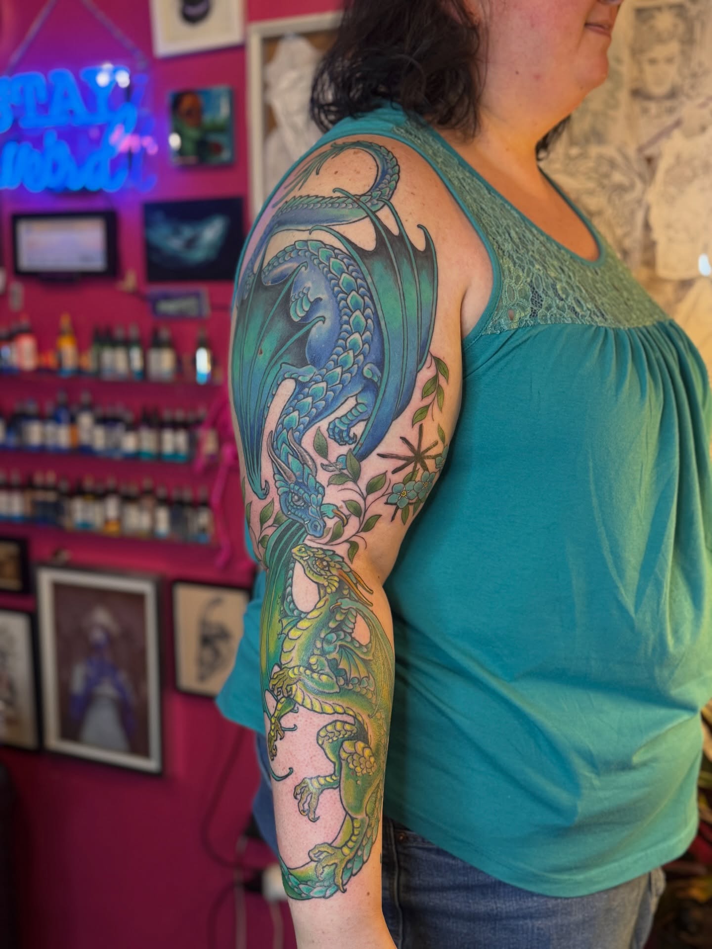 Tattoo by @lauraexleytattoo — new_school, illustrative