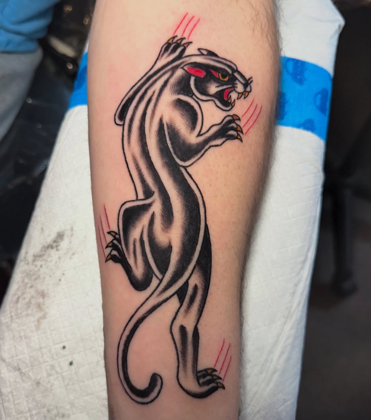 Tattoo by @skeeter_tattss — black_and_grey