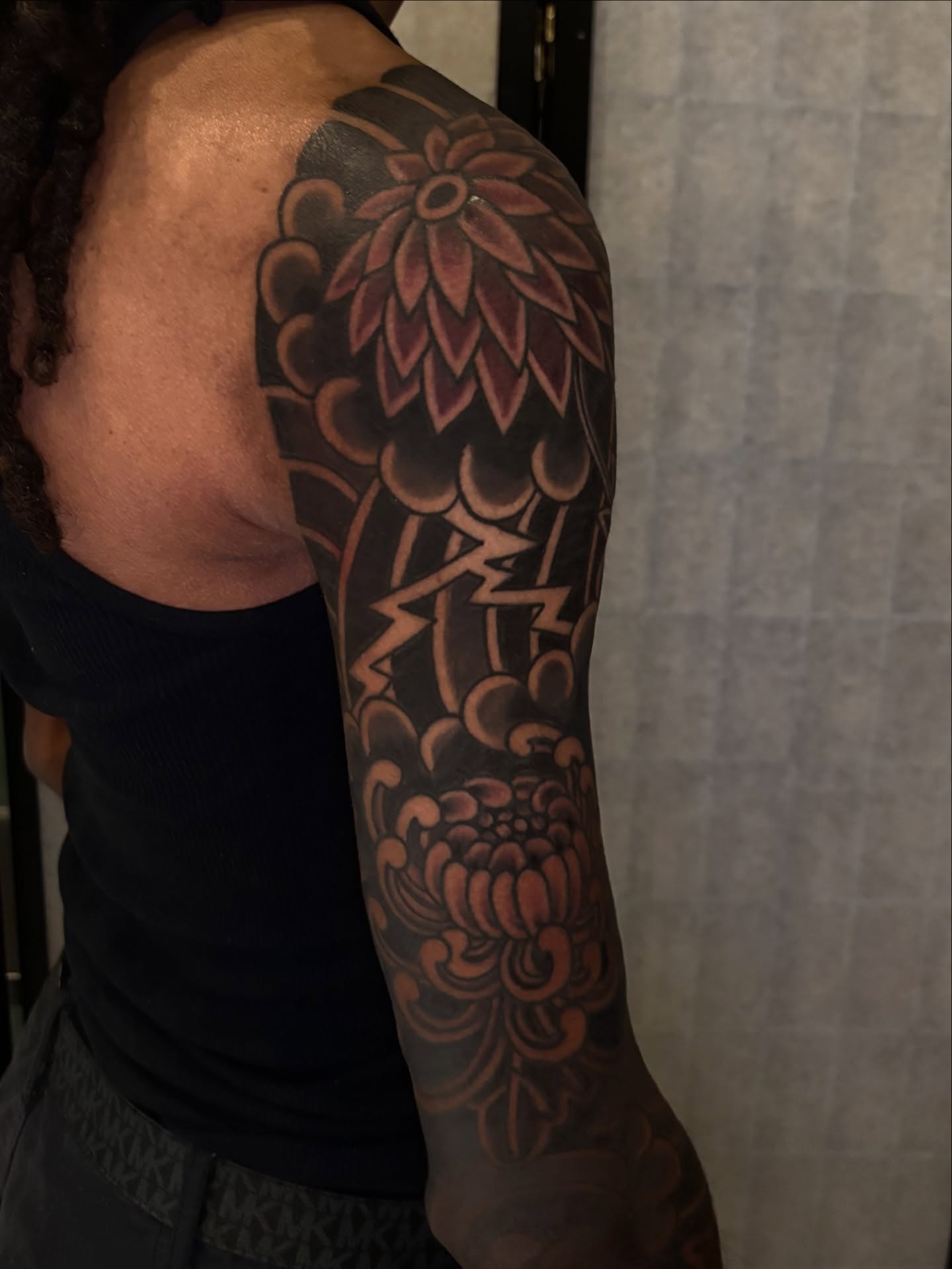 Tattoo by @isantotattoo — black_and_grey