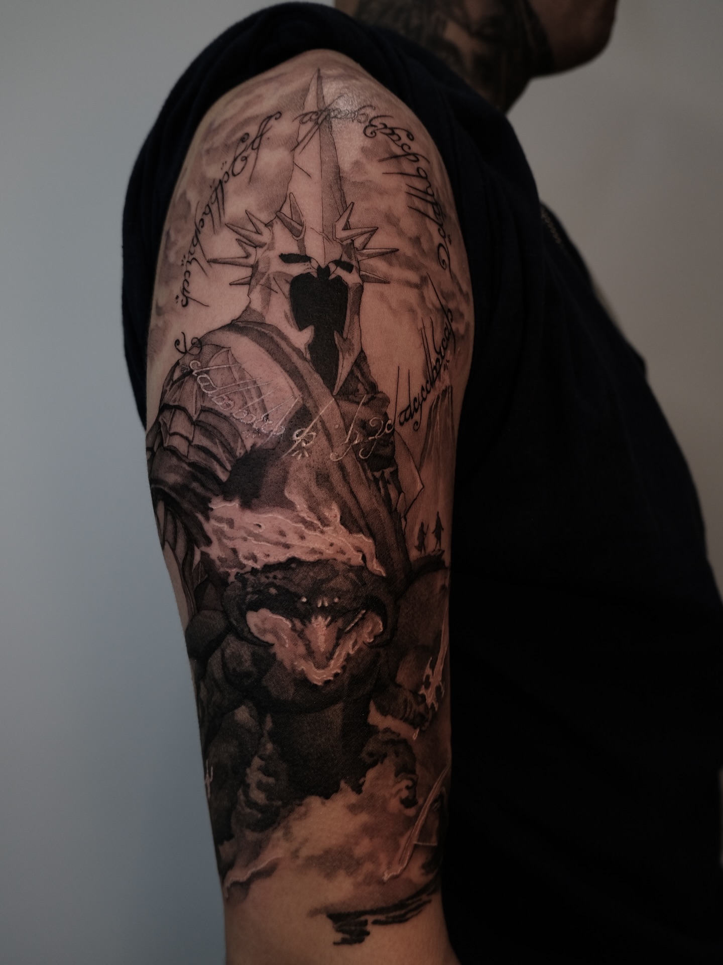 Tattoo by @cordova.ink — black_and_grey, realism