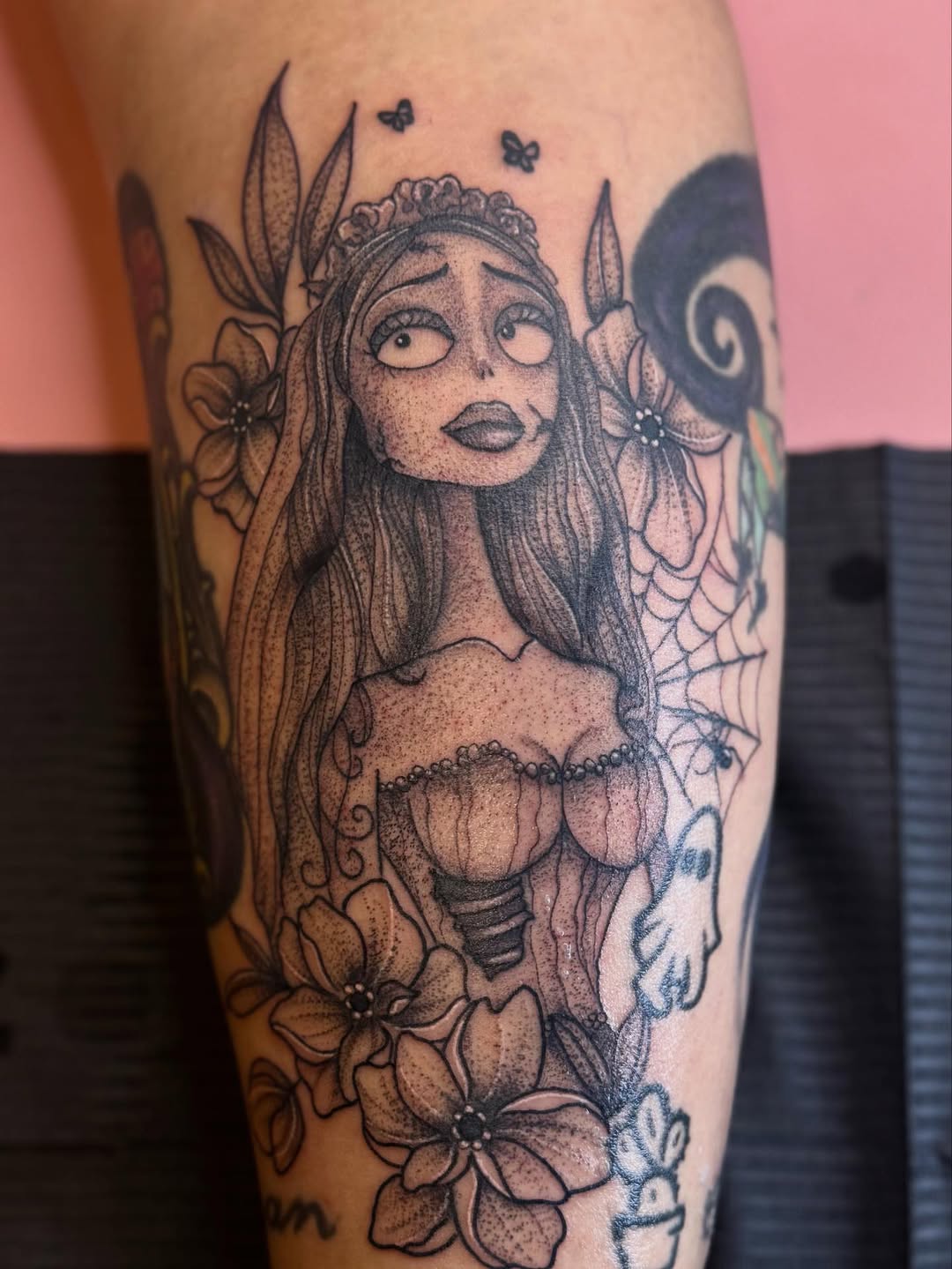 Tattoo by @gabsborderlinetats โ black_and_grey, illustrative
