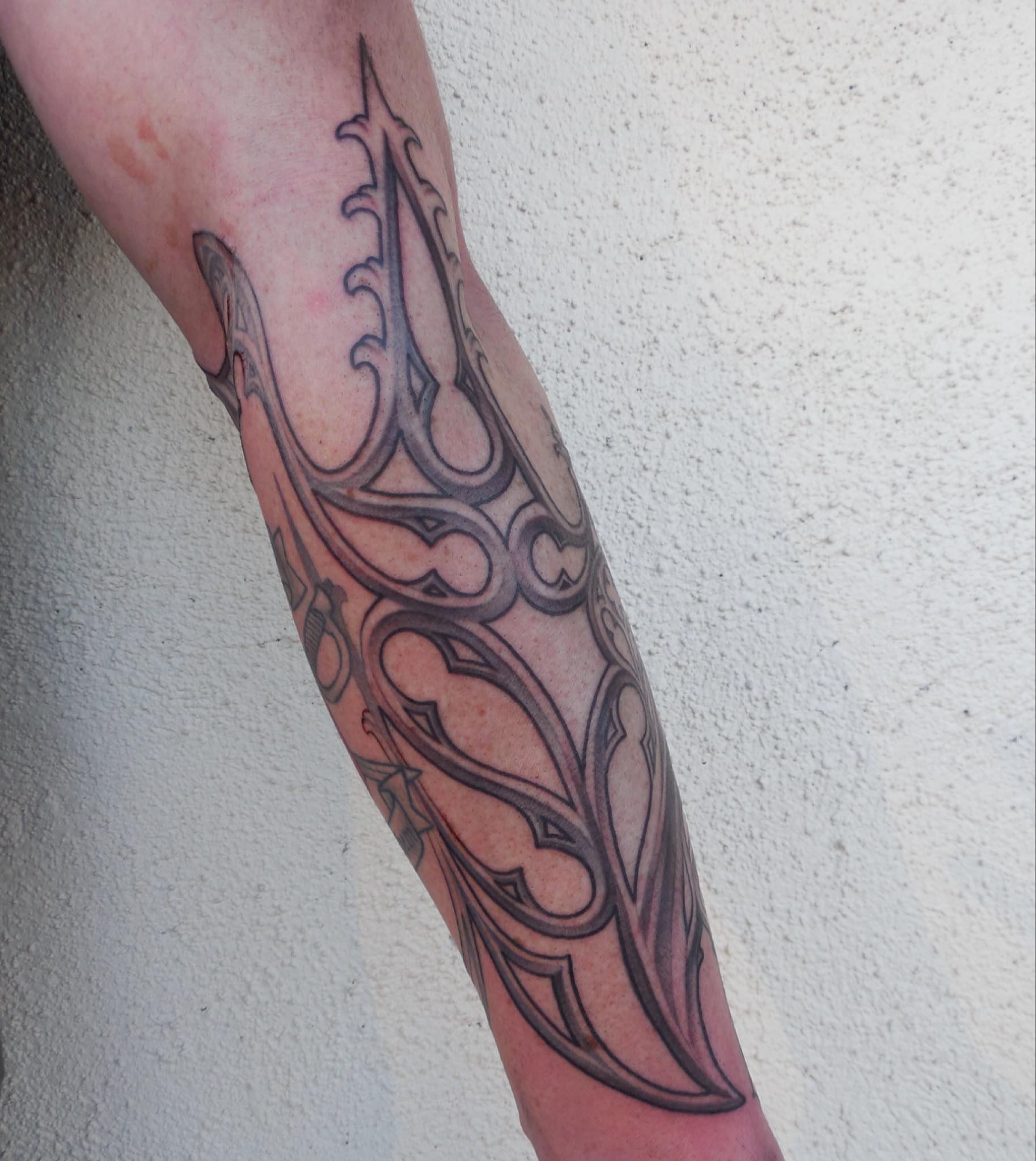 Tattoo by @fortune_glory — tribal