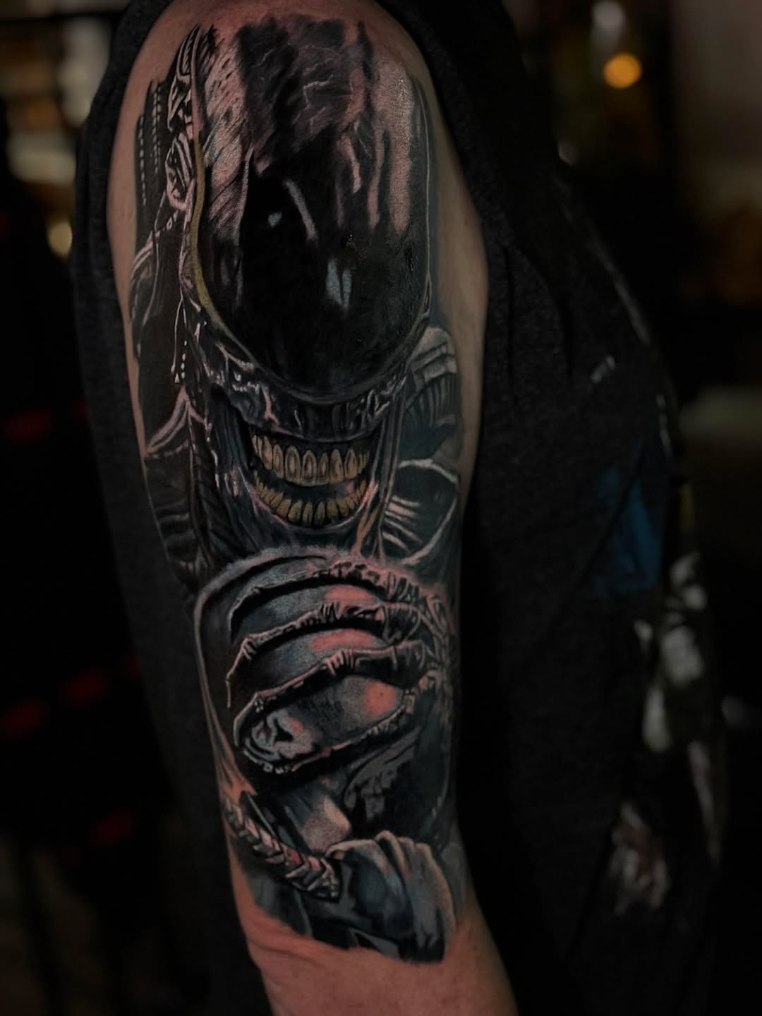 Tattoo by @seanc_tattoos — realism, dark_realism