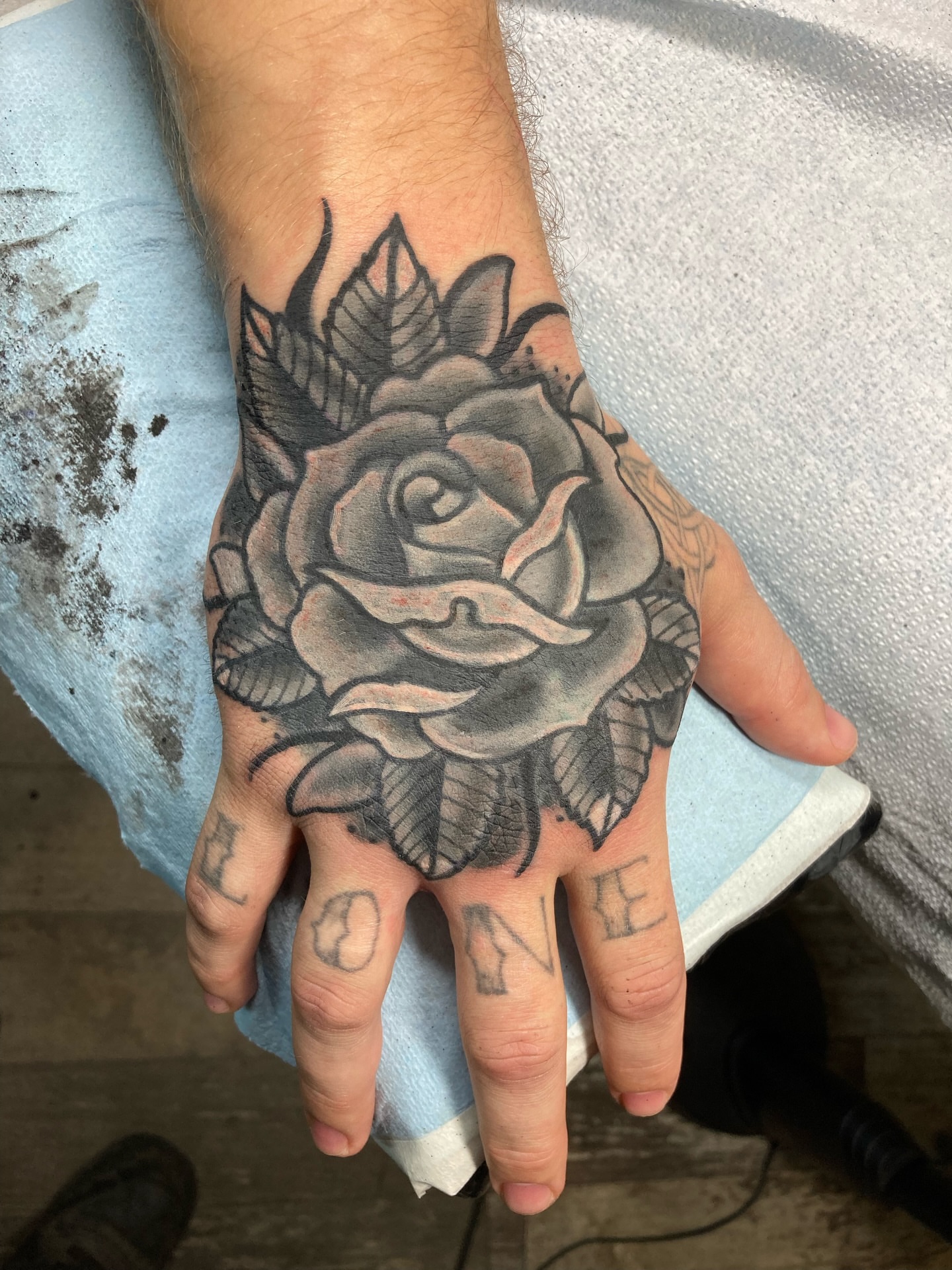 Tattoo by @chiefchadula — black_and_grey