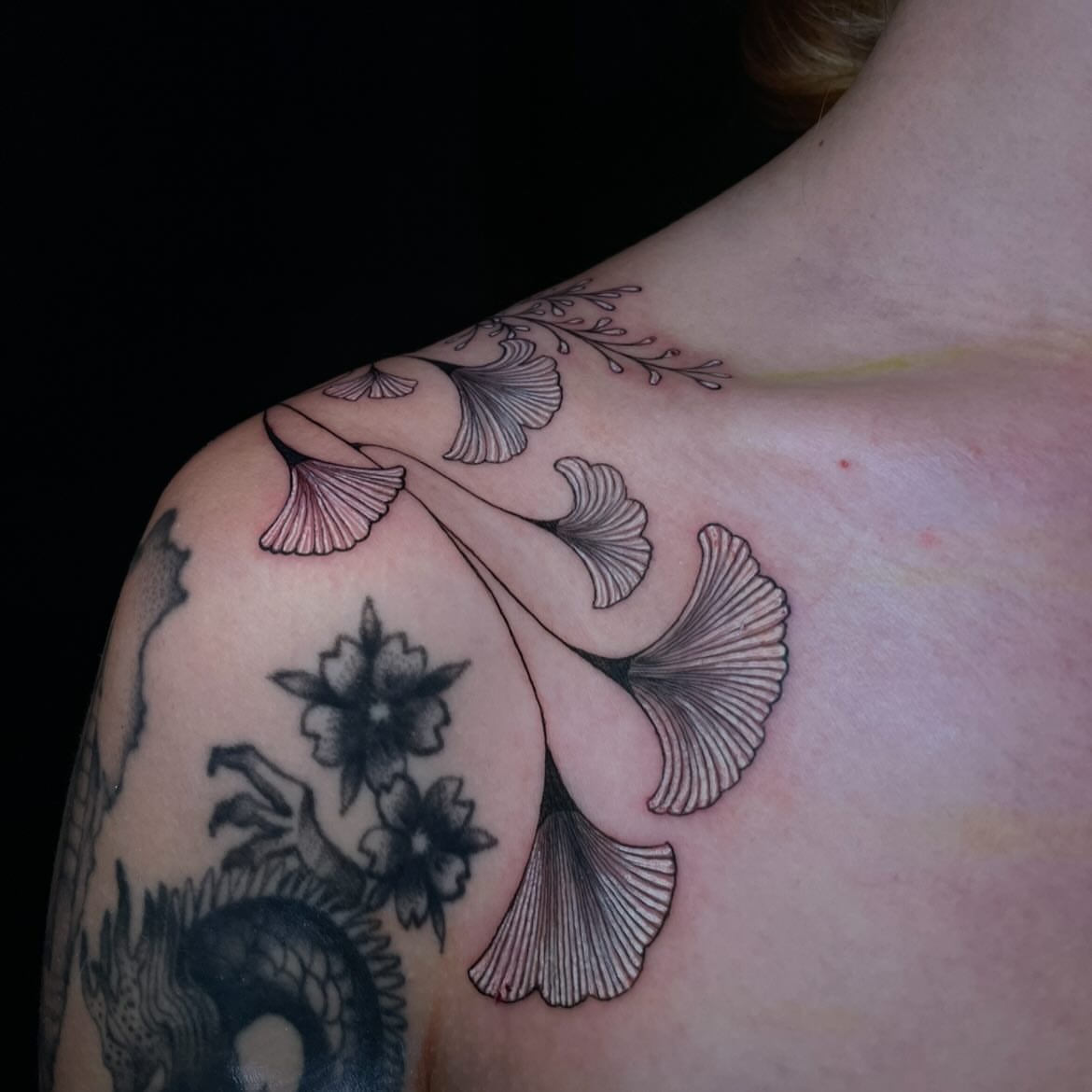 Tattoo by @reaganmauldintattoos — black_and_grey