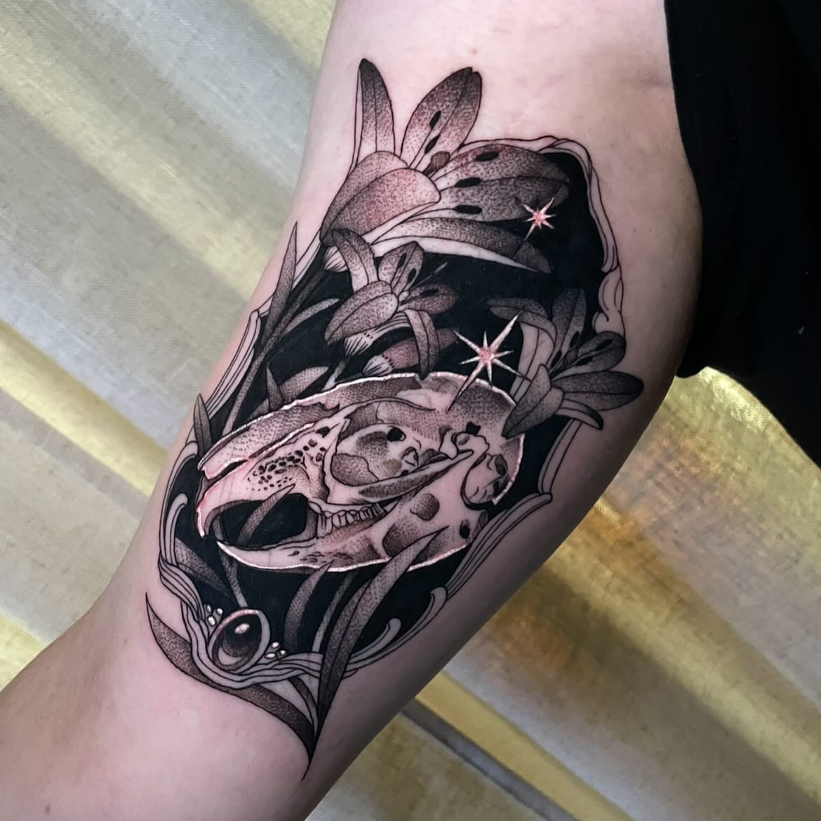 Tattoo by @reaganmauldintattoos — black_and_grey, realism