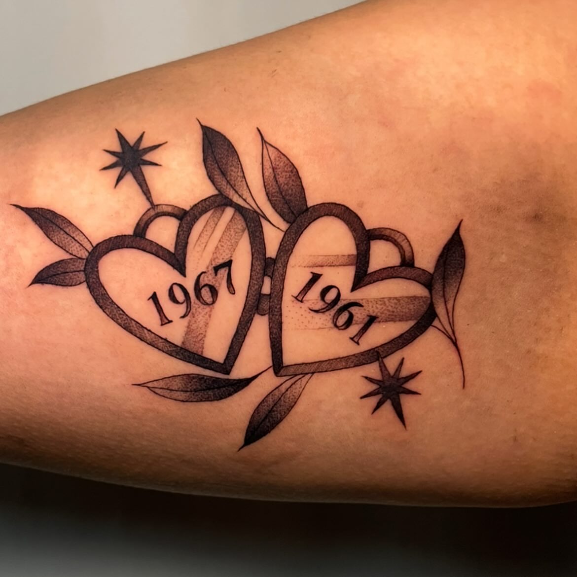 Tattoo by @reaganmauldintattoos — dotwork, black_and_grey