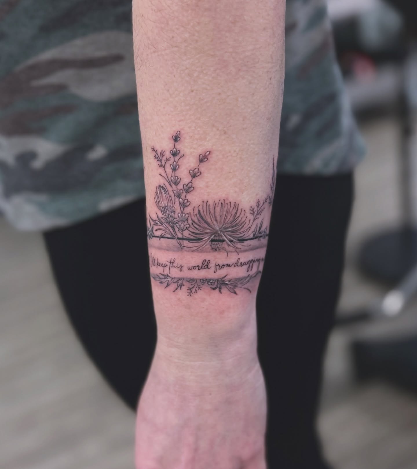 Tattoo by @hannahleetattoos — black_and_grey