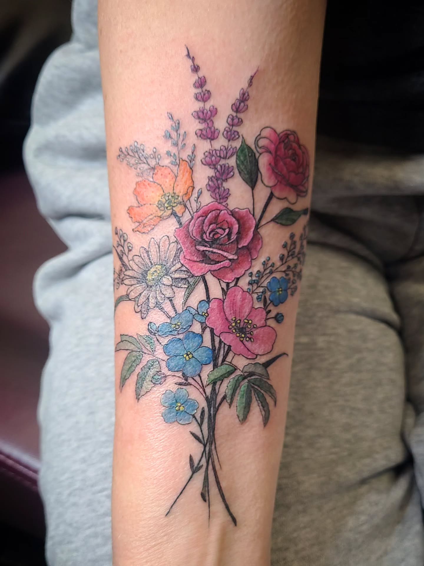 Tattoo by @shannongatesart — watercolor, realism