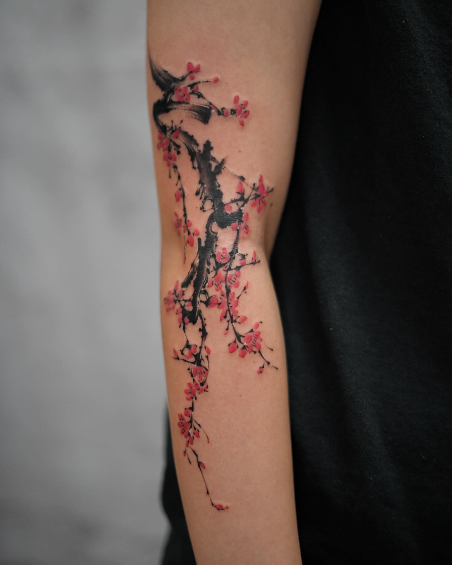 Tattoo by @mr.yang_tattoo — japanese_irezumi, dotwork
