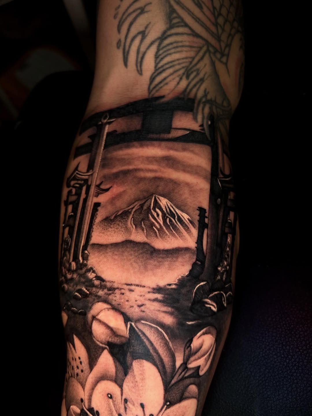 Tattoo work at Big Sky Tattoo Expo 2026