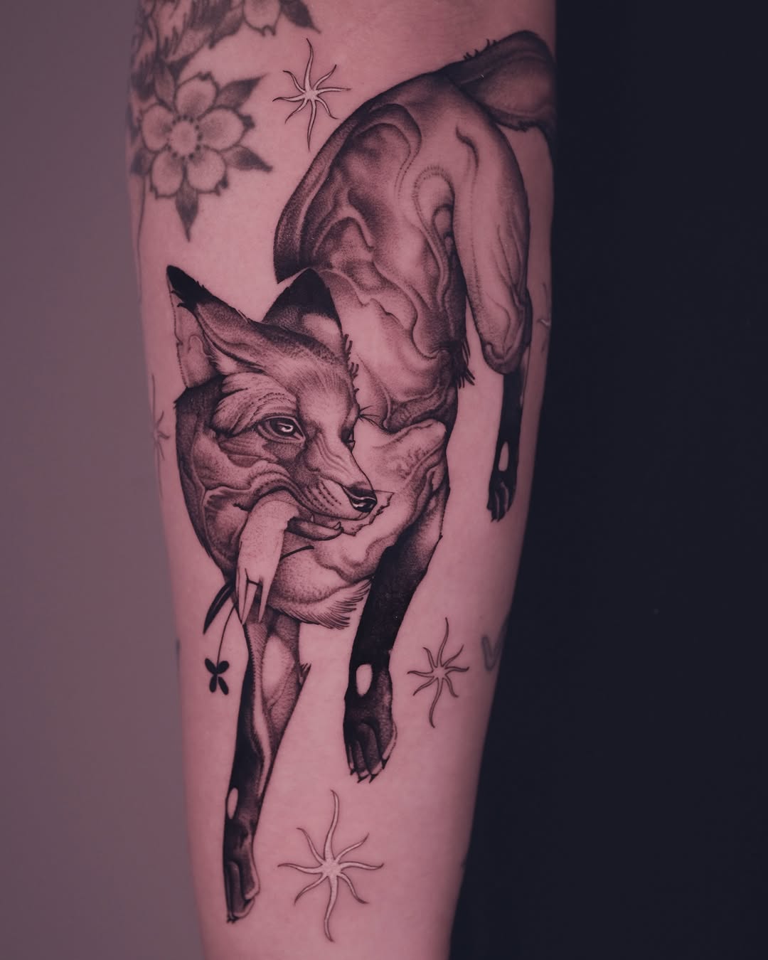 Tattoo by @9rukim — realism, dotwork