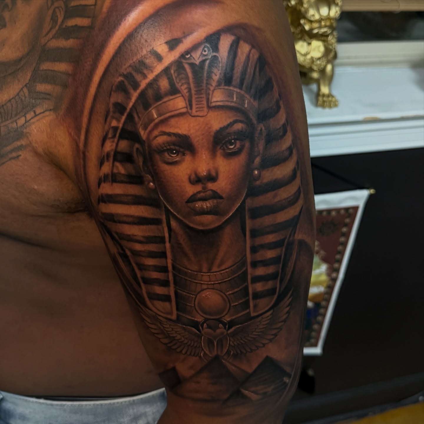 Tattoo by @tattedbyhood — black_and_grey, realism