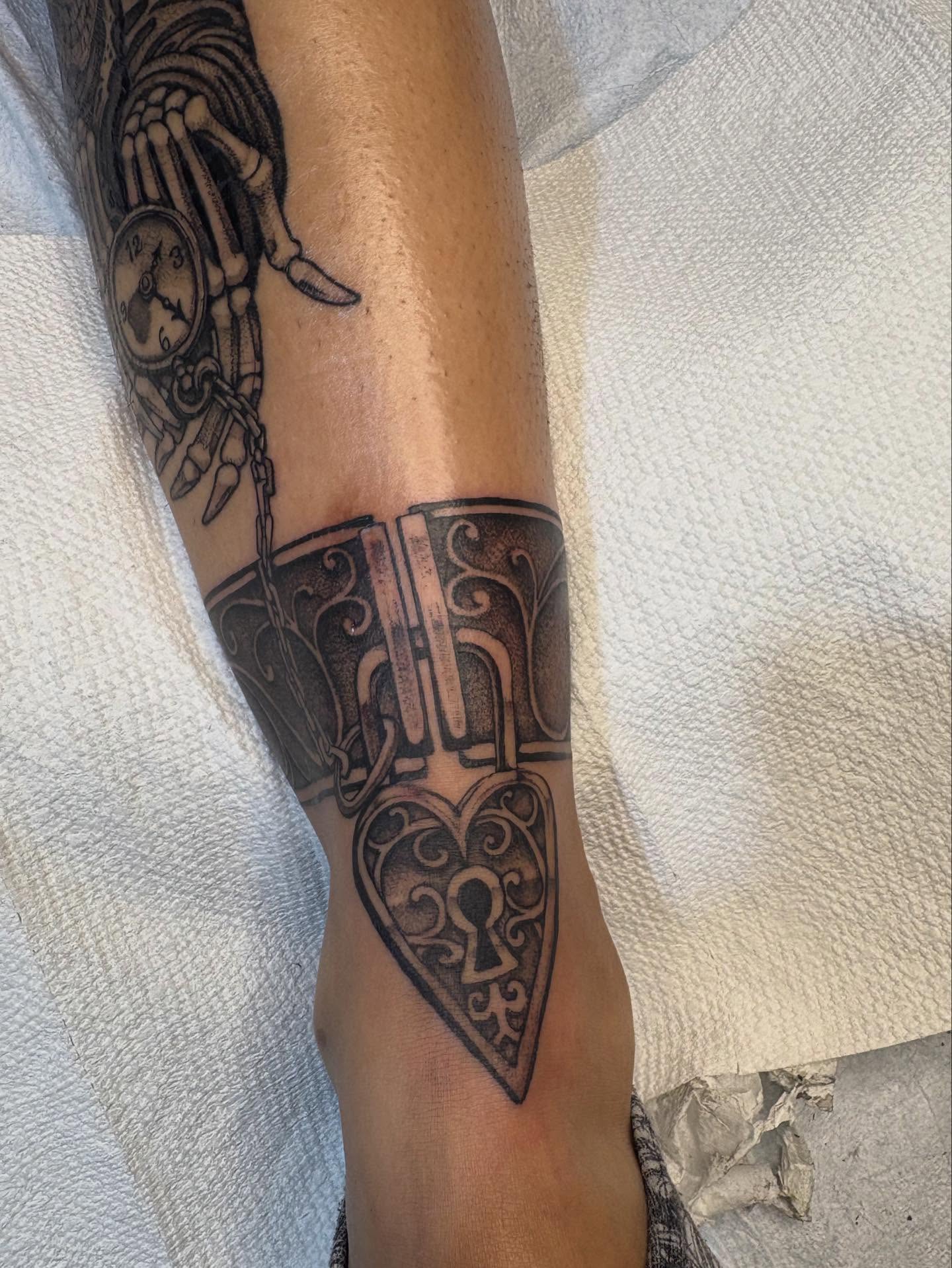 Tattoo by @fried_world — black_and_grey