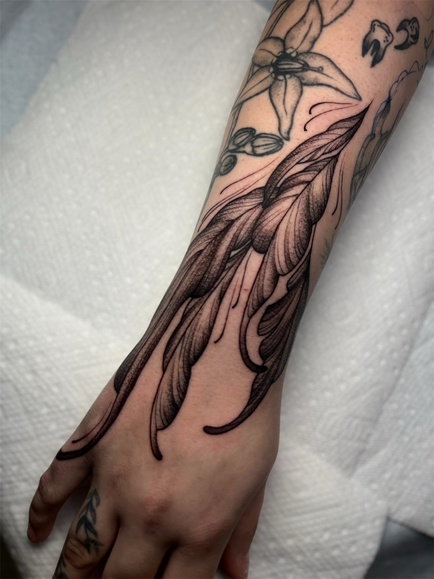 Tattoo by @msbeetattoos β black_and_grey