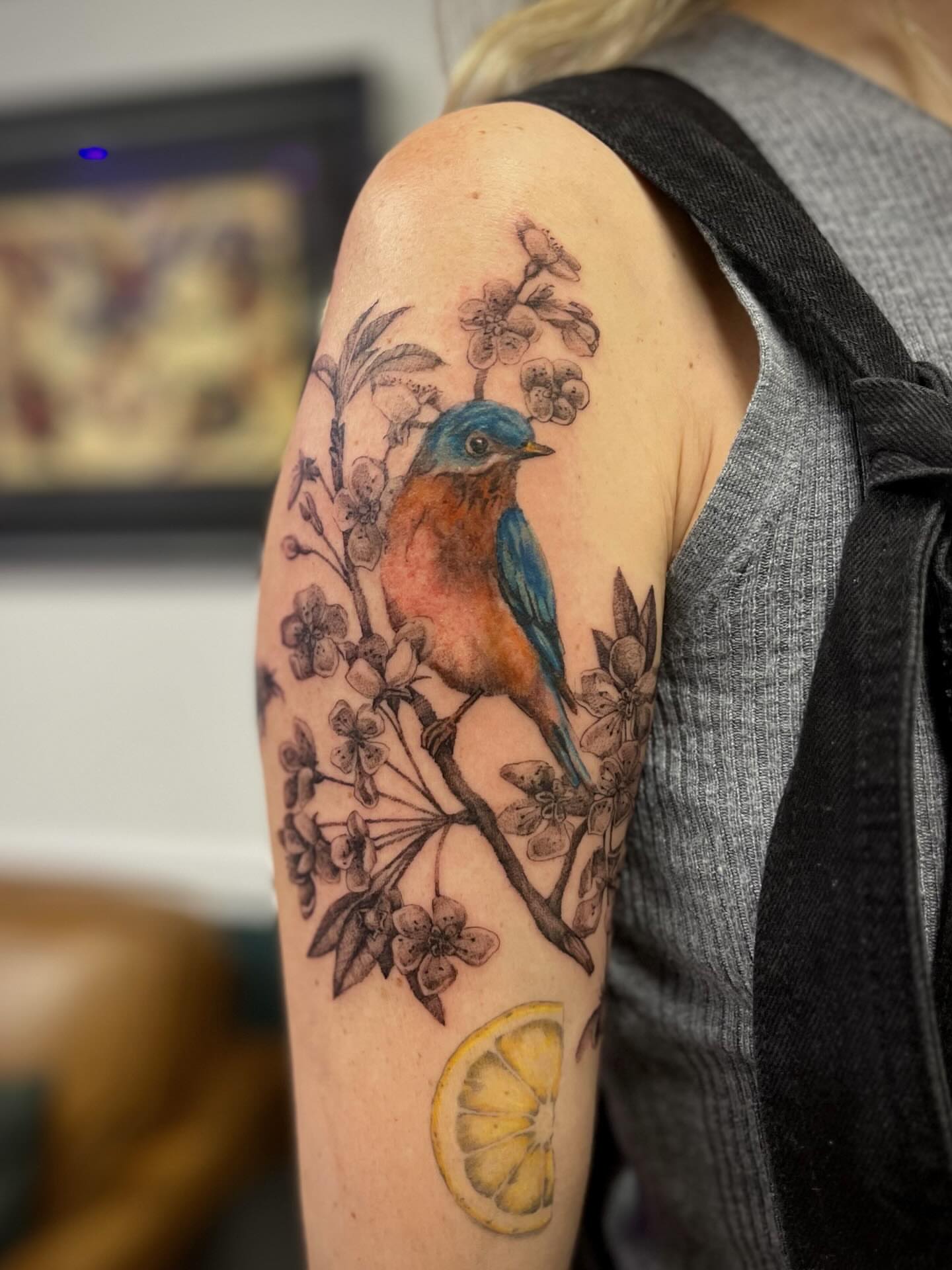 Tattoo by @dustytattoos โ watercolor, realism