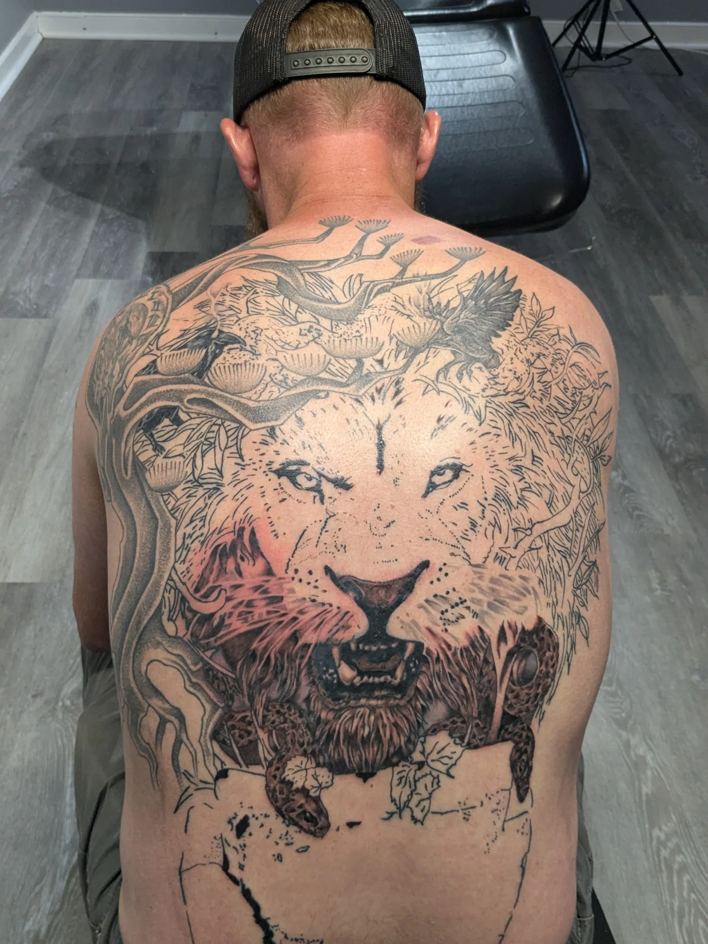 Tattoo by @andrennasparlor — black_and_grey, realism