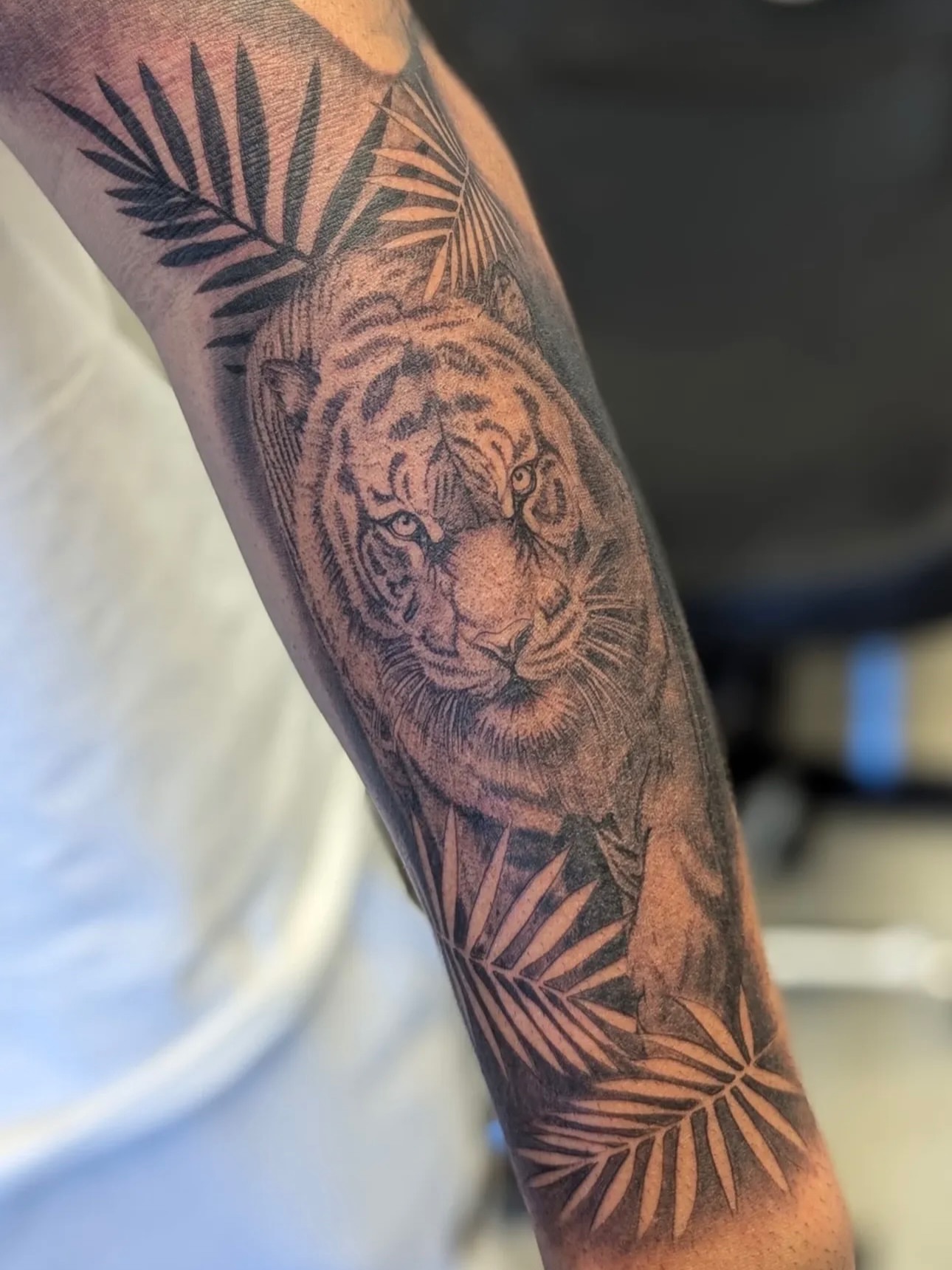 Tattoo by @heathstudiosandtattoo — black_and_grey, realism