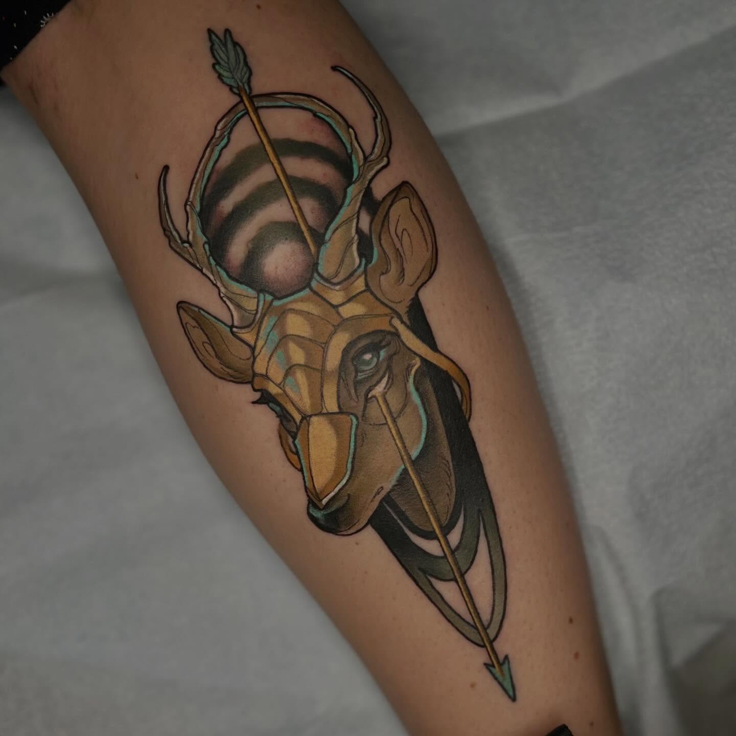 Tattoo by @scallywaggins — geometric