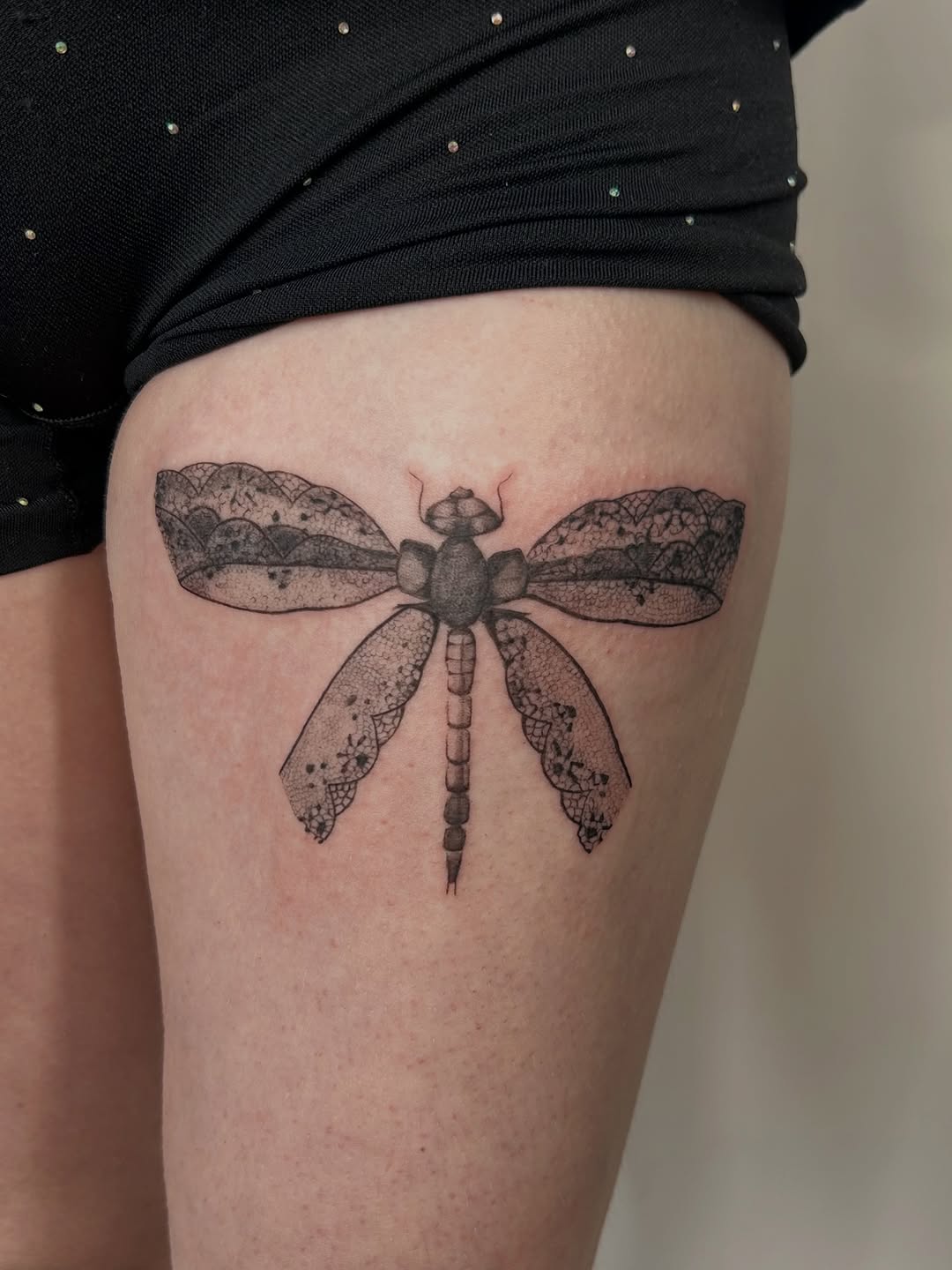 Tattoo by @_inkedbybre — dotwork, black_and_grey