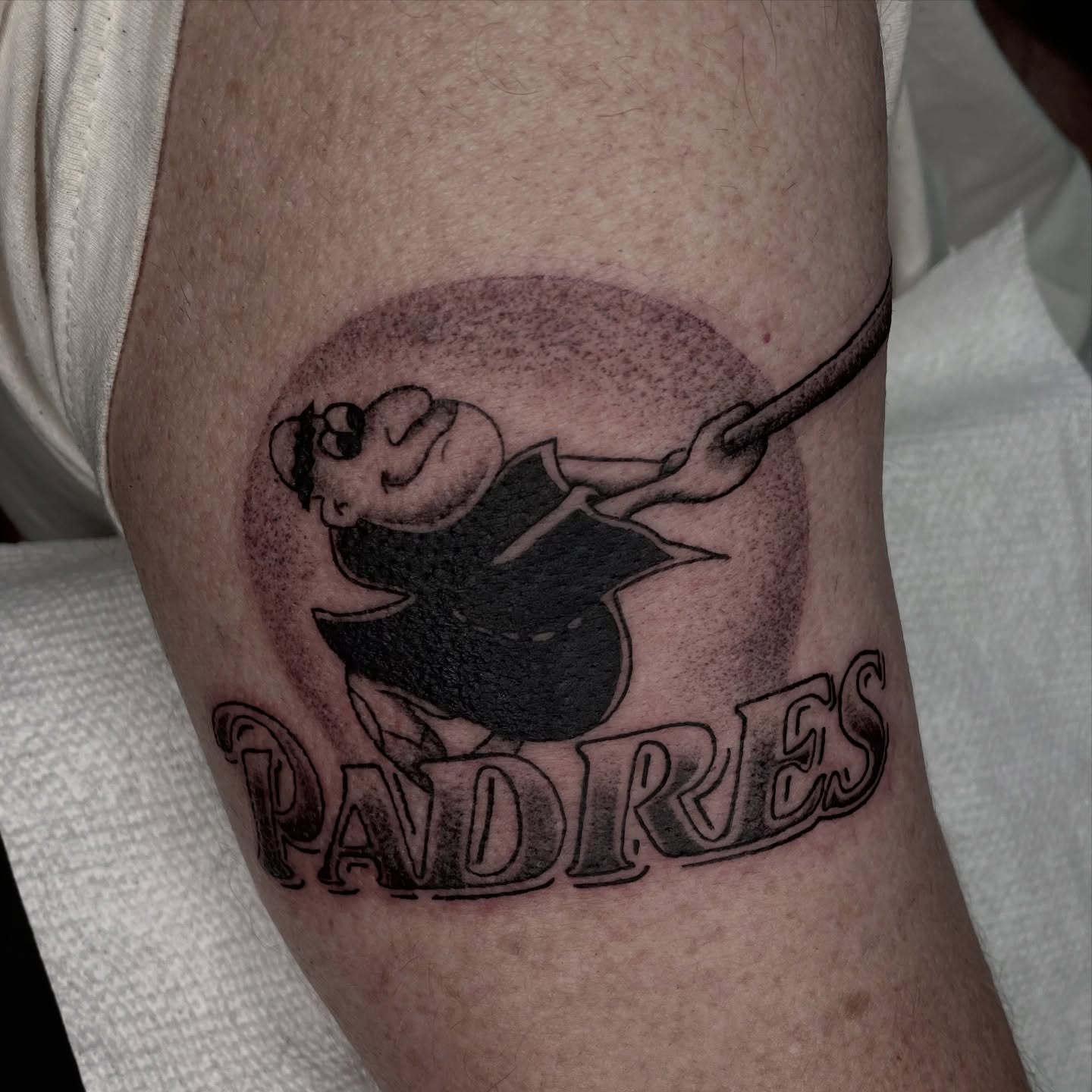 Tattoo by @sillylittleduck — dotwork