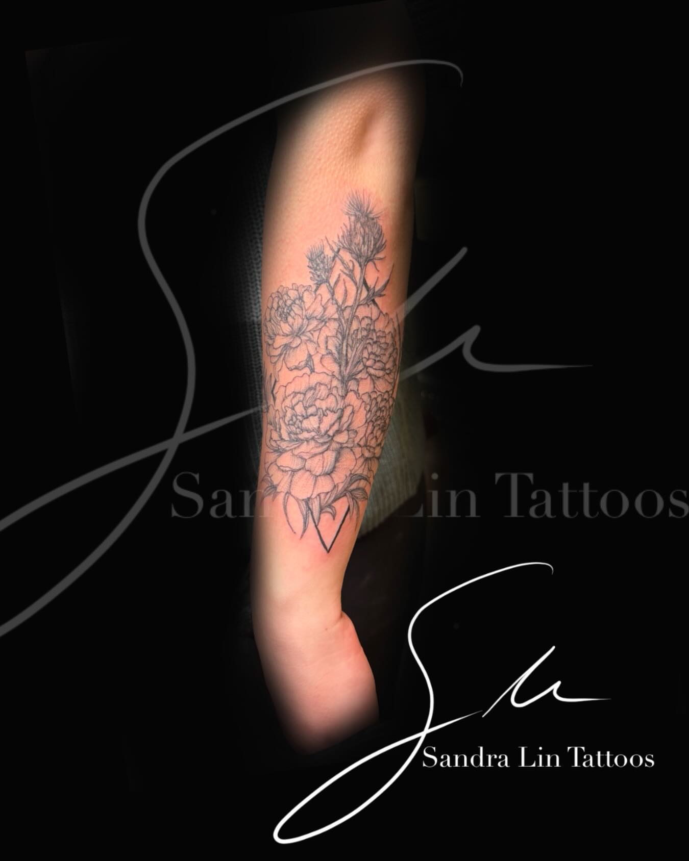 Tattoo by @_sandralintattoos — black_and_grey