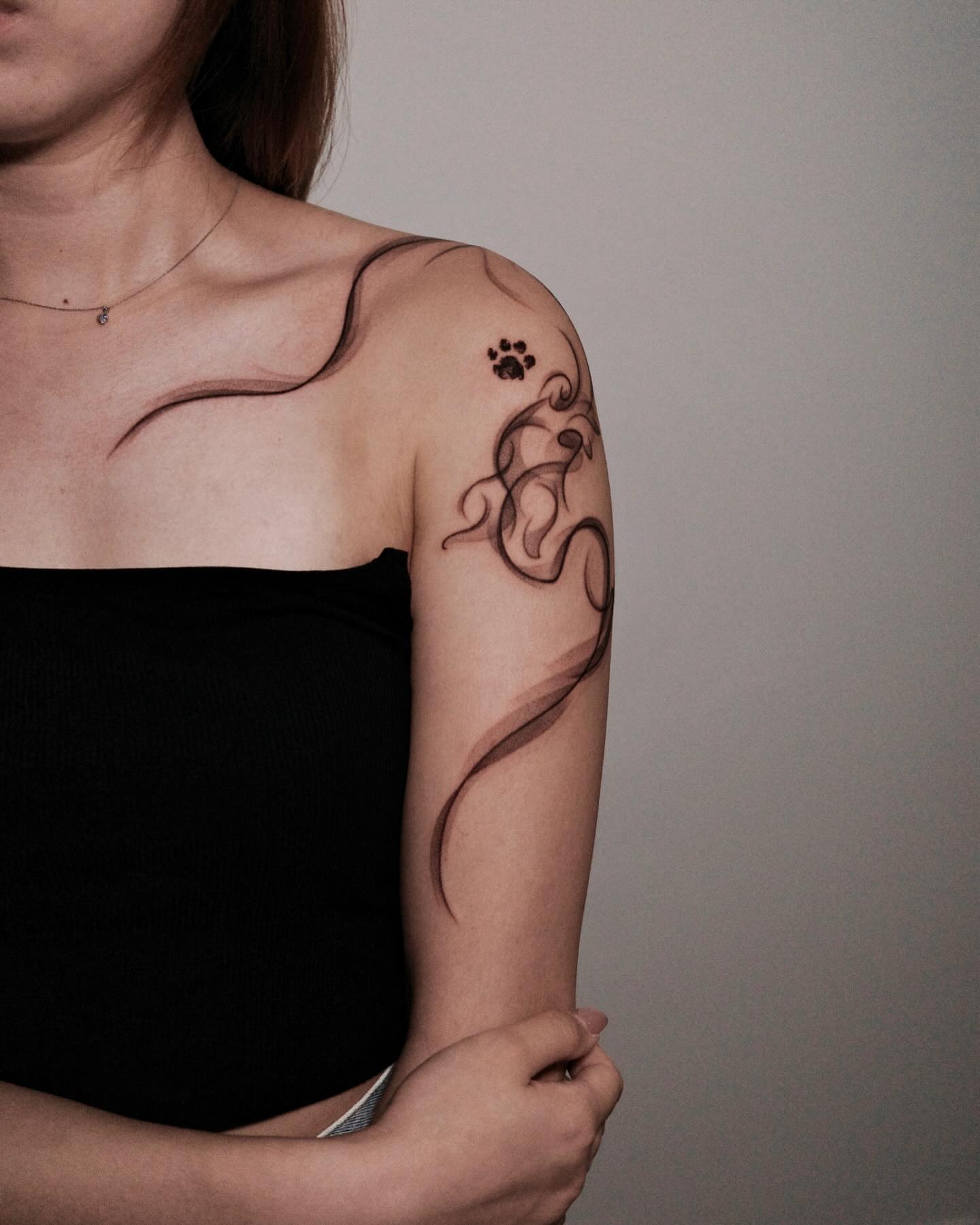 Tattoo by @chouzy_inkk — black_and_grey