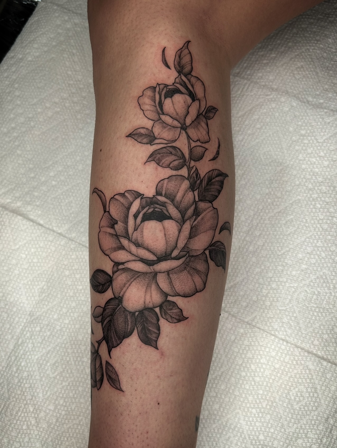 Tattoo by @austincpratttattoo — black_and_grey