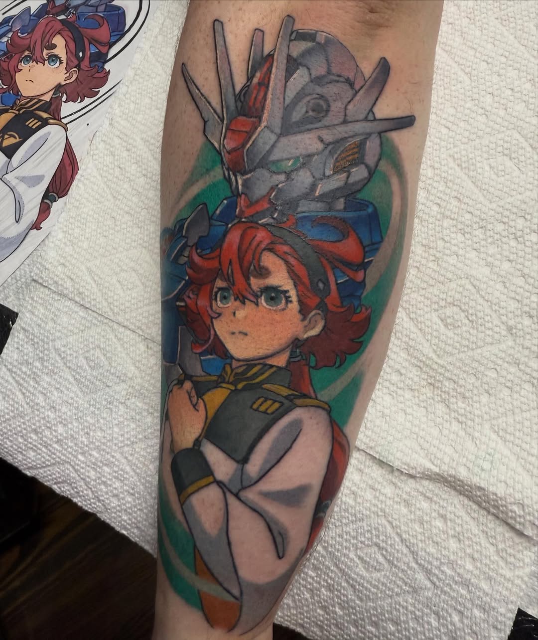 Tattoo by @thebeardedeagle β anime