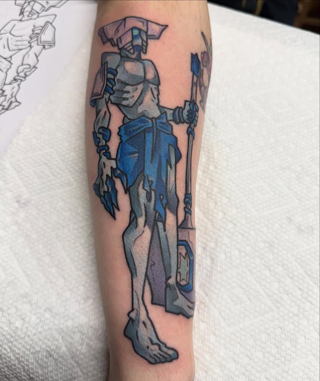 Tattoo by @thebeardedeagle β new_school, anime