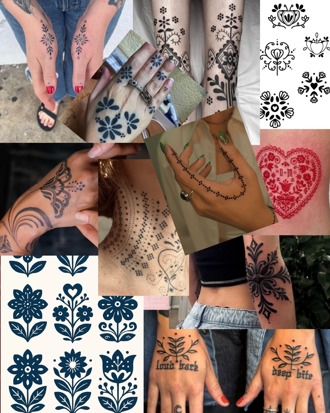 Floral patterns dotwork tattoo on the upper arm by ❆ minneapolis tattoo artist ❆