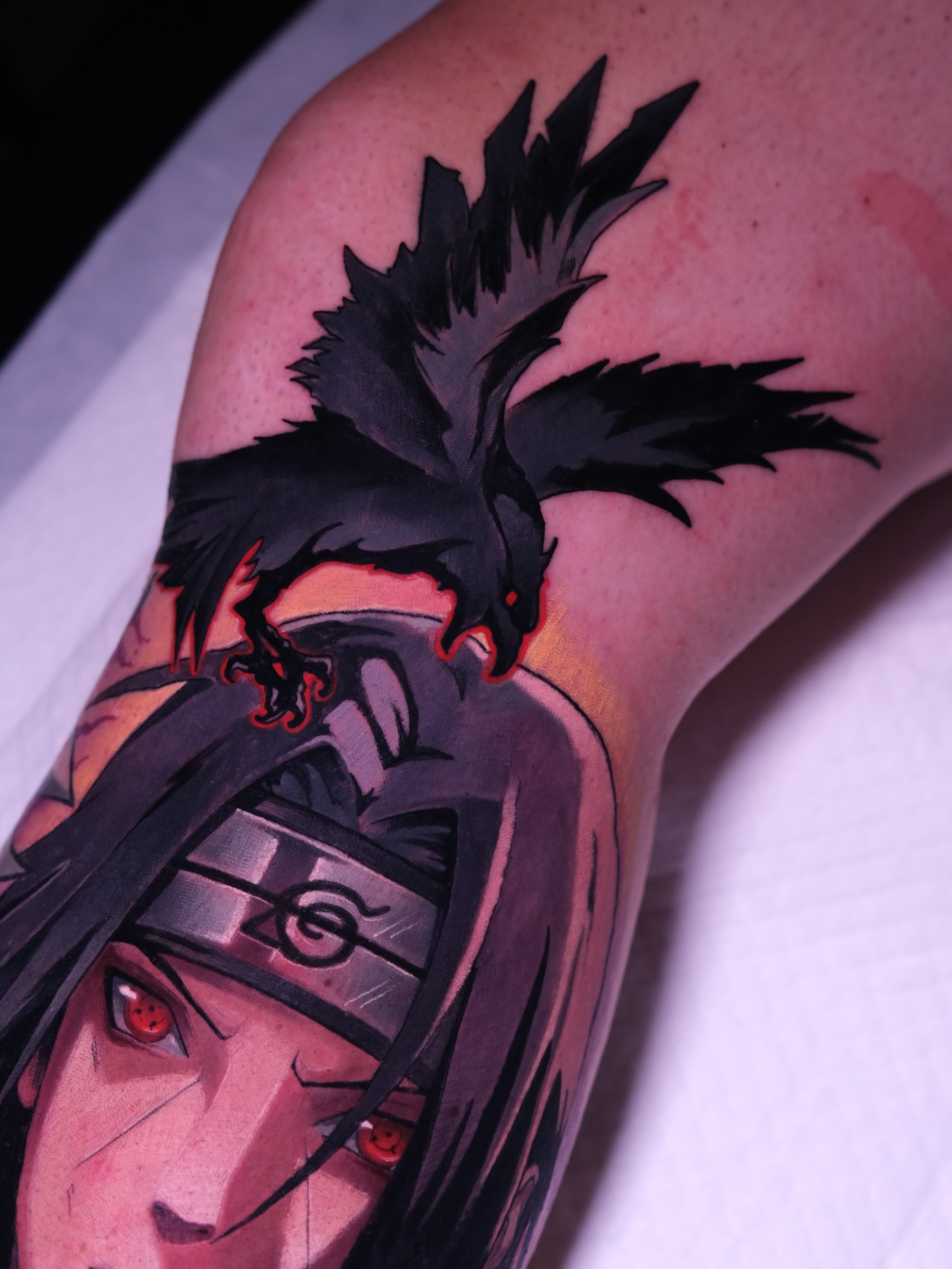 Tattoo by @harleytattooartist — anime