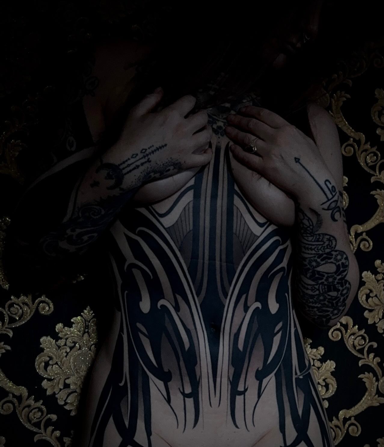 Tattoo by @nathanadsitart — tribal