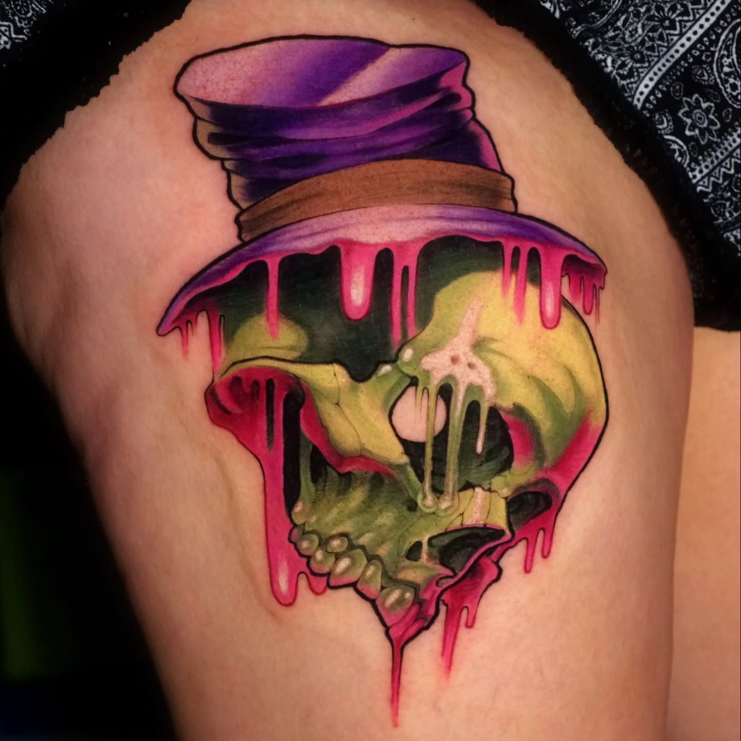 Tattoo by @justinbyrdart — new_school, surrealism